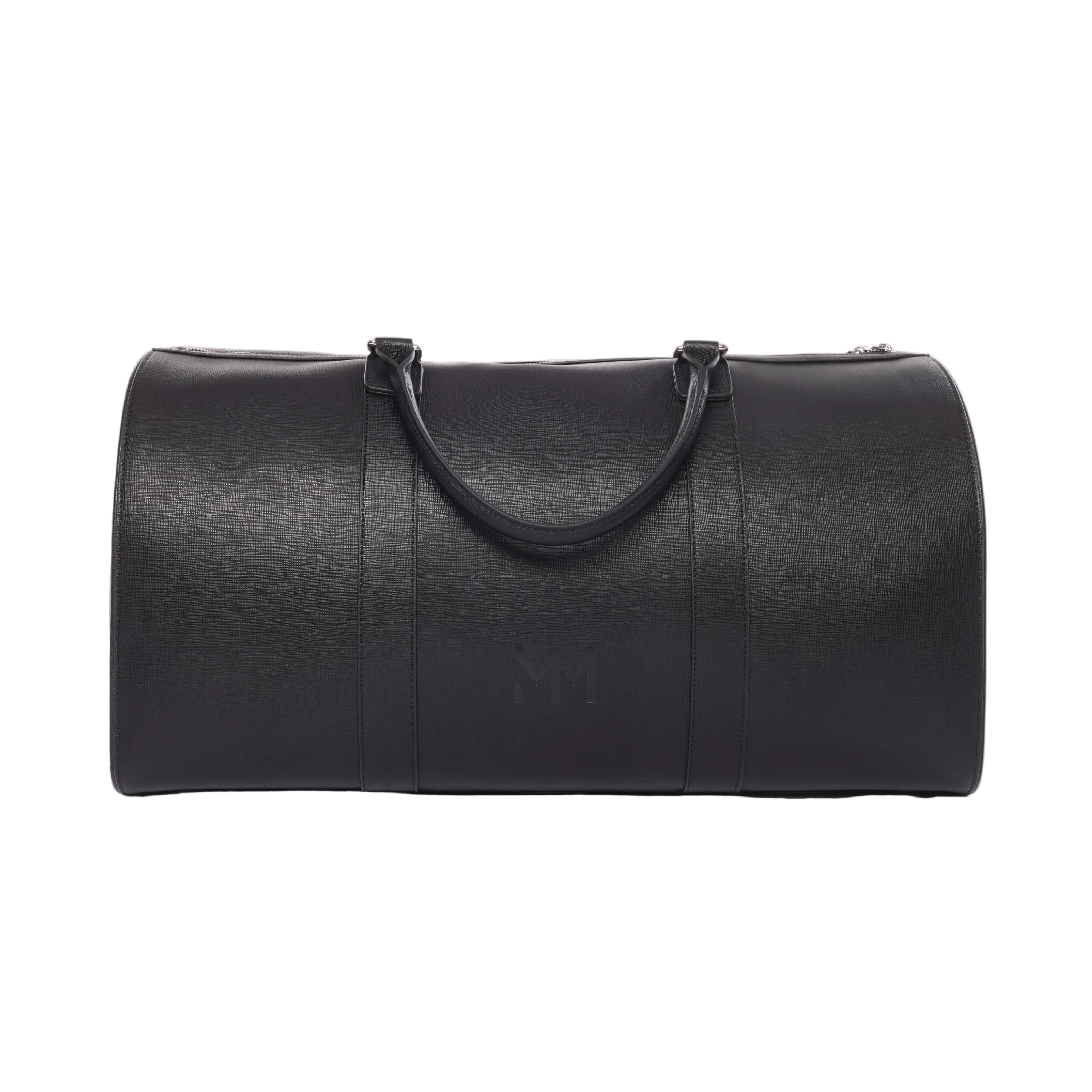 MM London Nardo Saffiano Black Duffel Bag