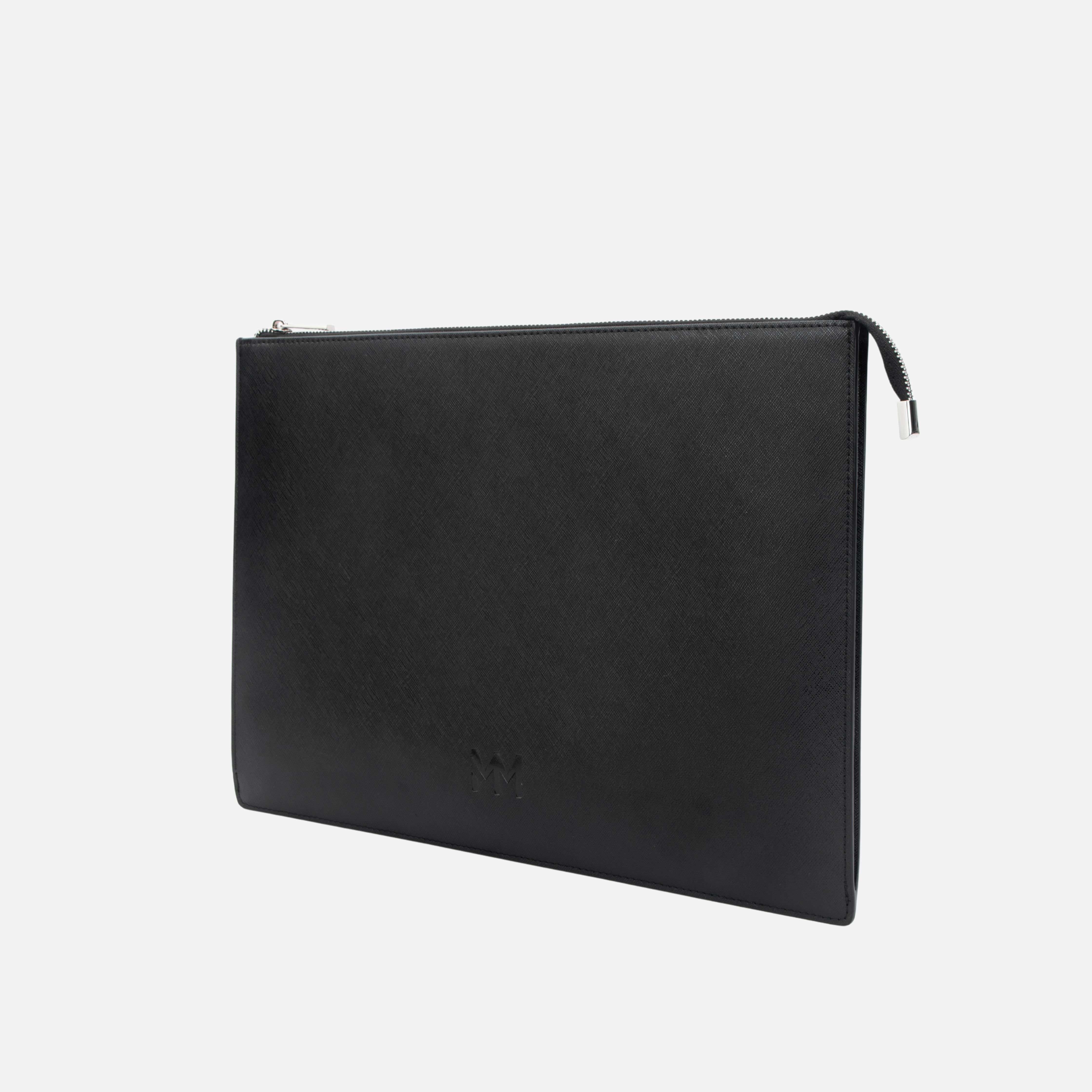 MM London Saffiano Black Laptop Pouch