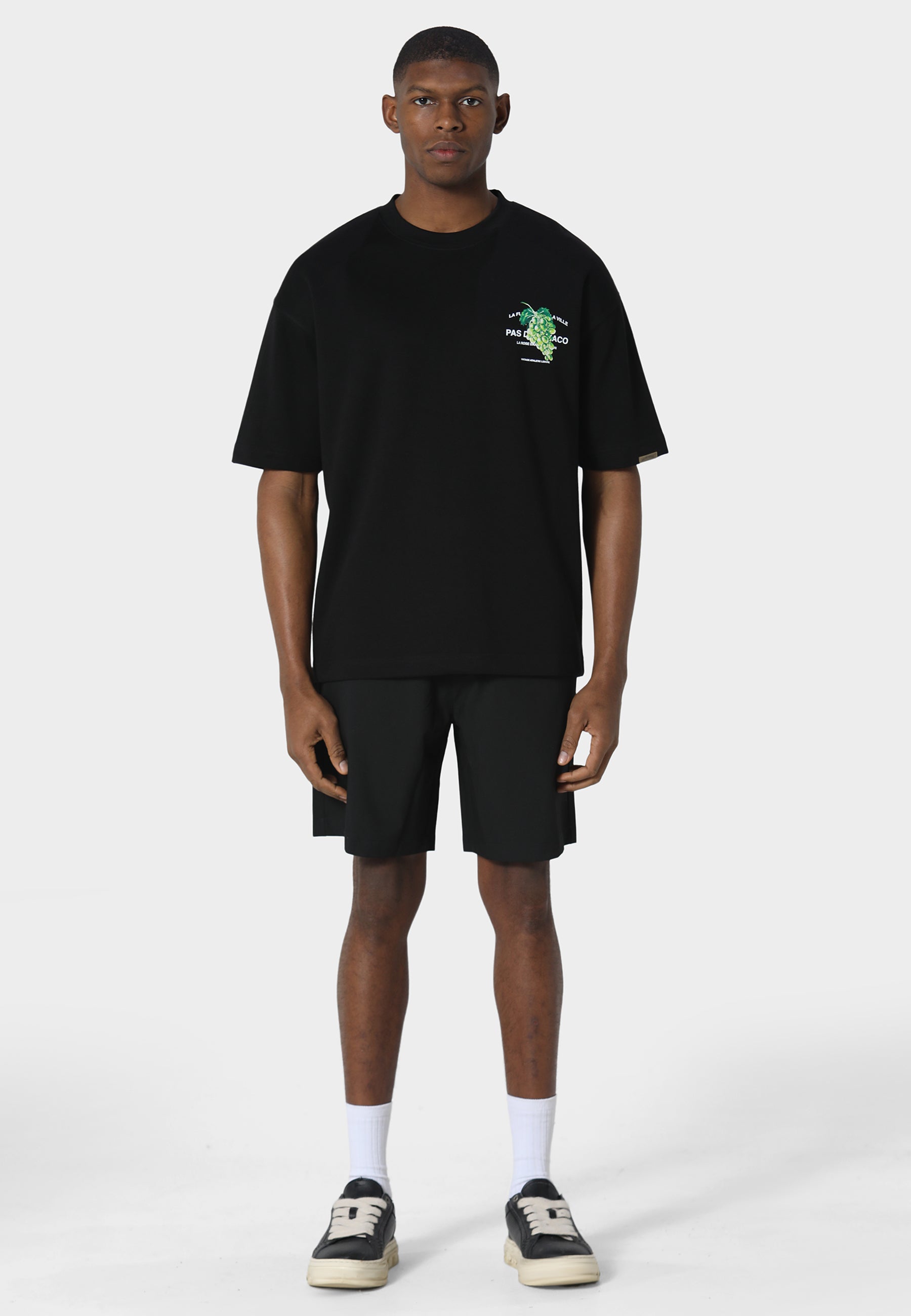 Pas De Monaco Verde Black T-Shirt