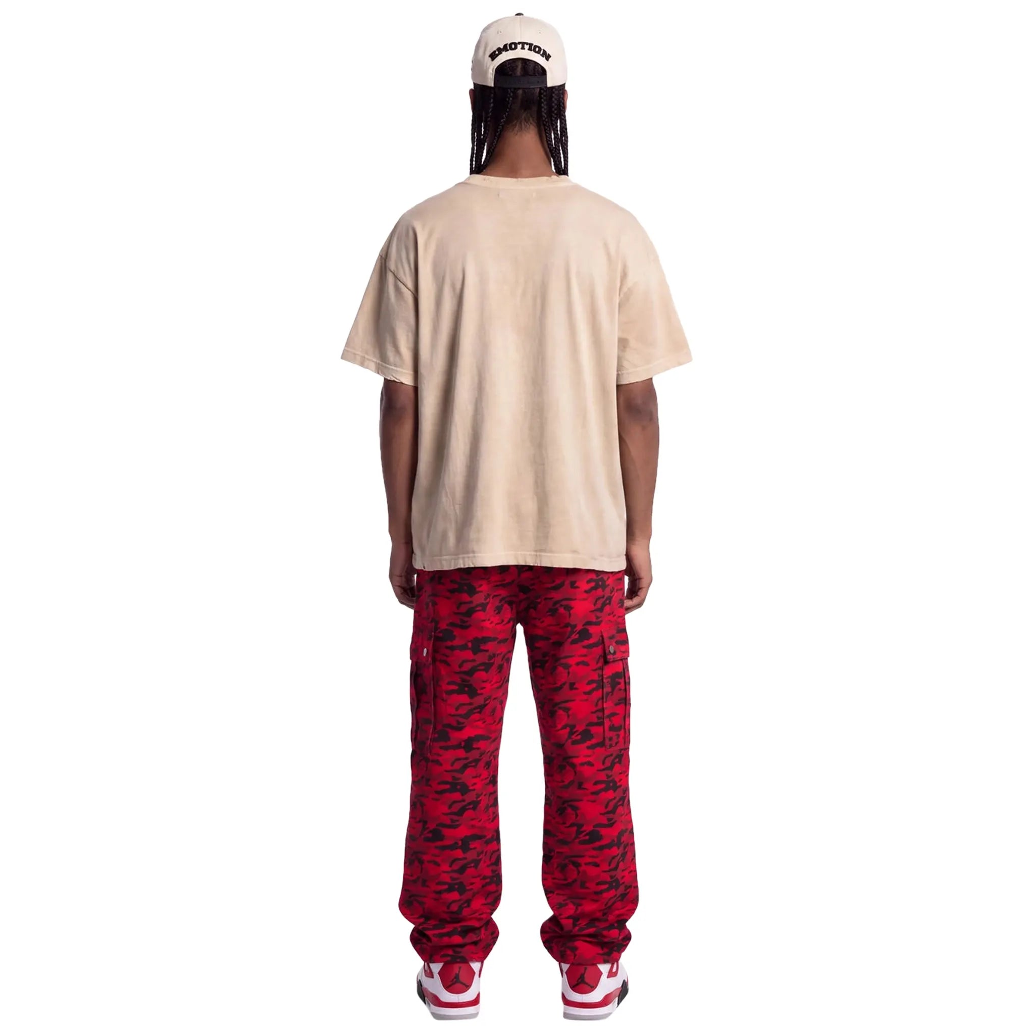 Back View of Vale Forever Dog Yard Natural T-Shirt
