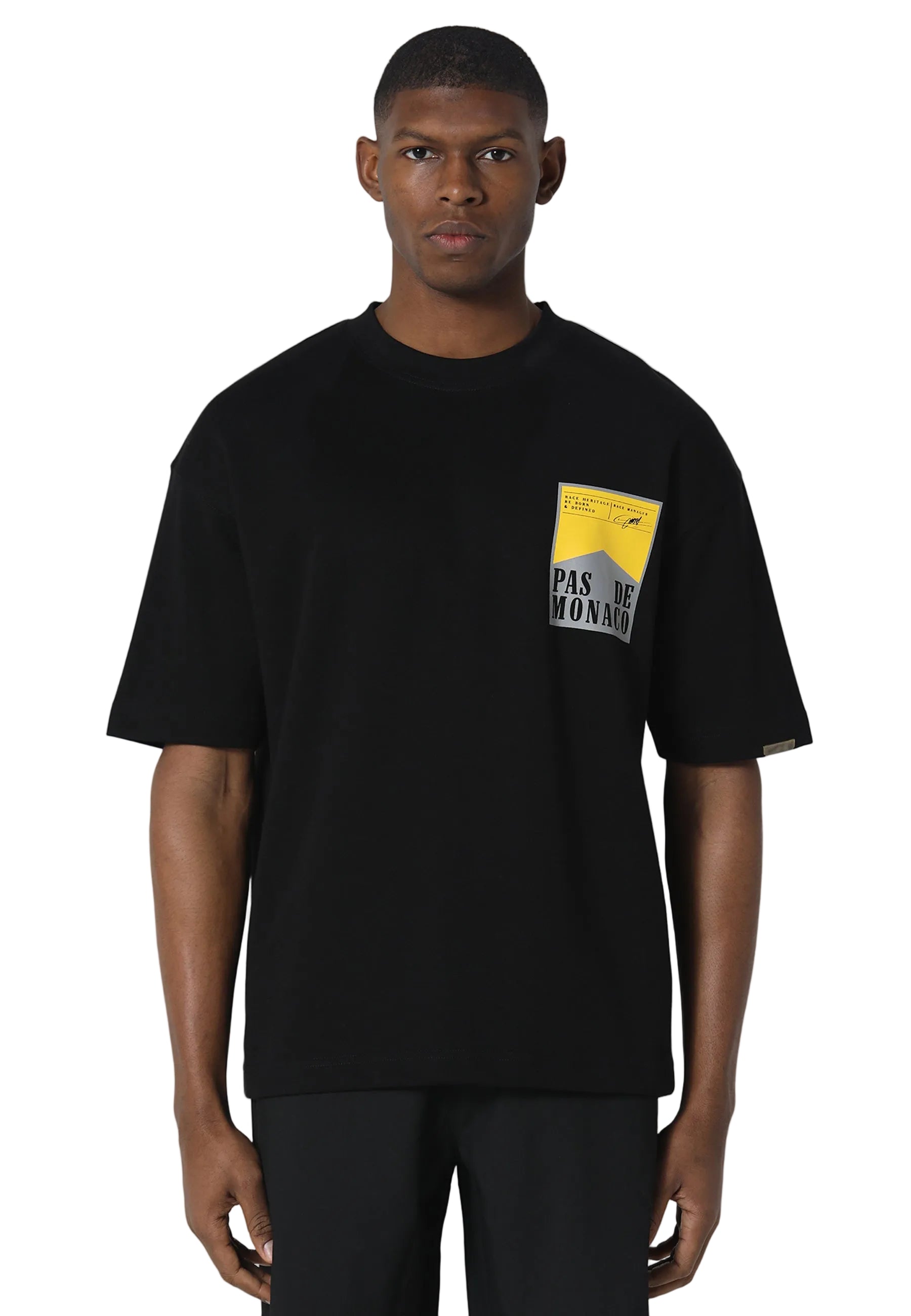 Pas De Monaco Wrapper Black T-Shirt