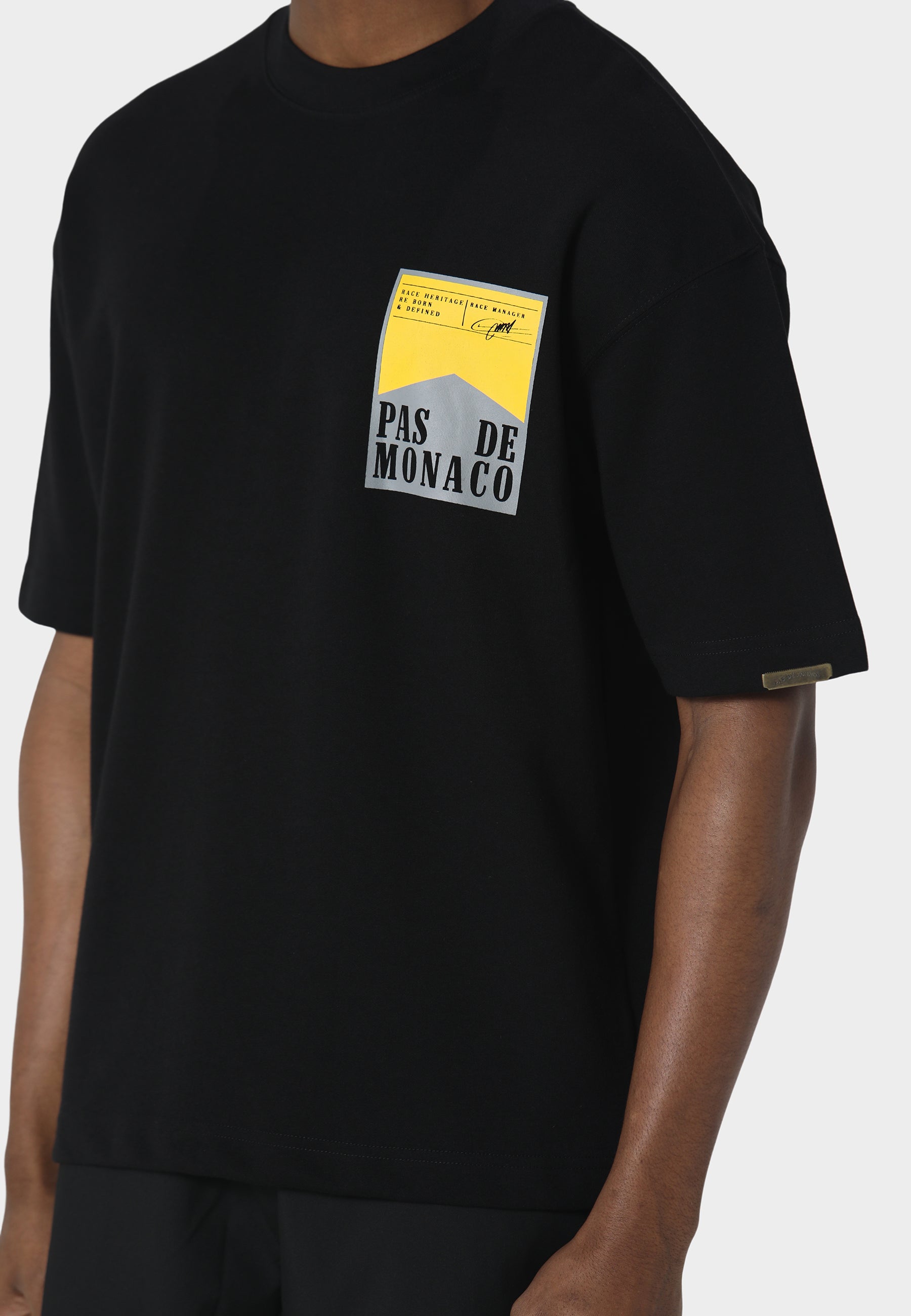 Pas De Monaco Wrapper Black T-Shirt