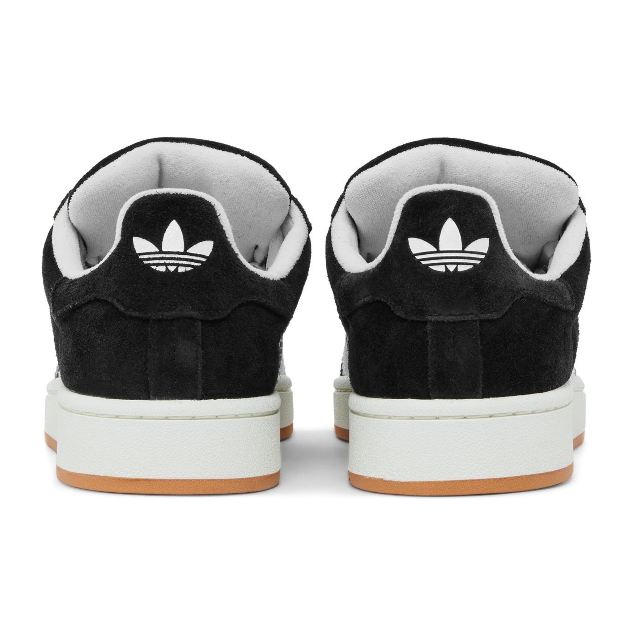 Back view of Adidas Campus 00s Black White Gum HQ8708