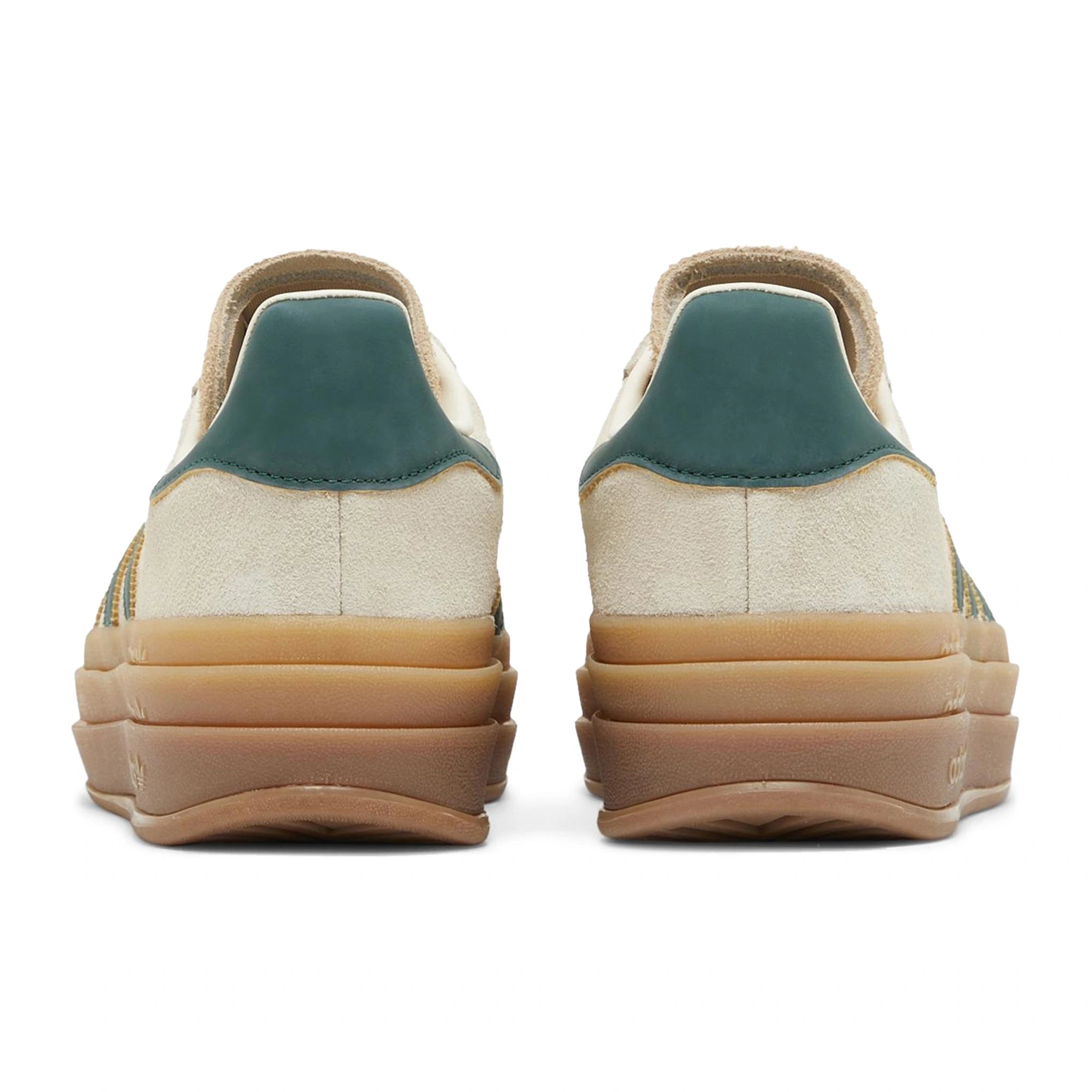 Back view of Adidas Gazelle Bold Cream Collegiate Green (W) ID7056