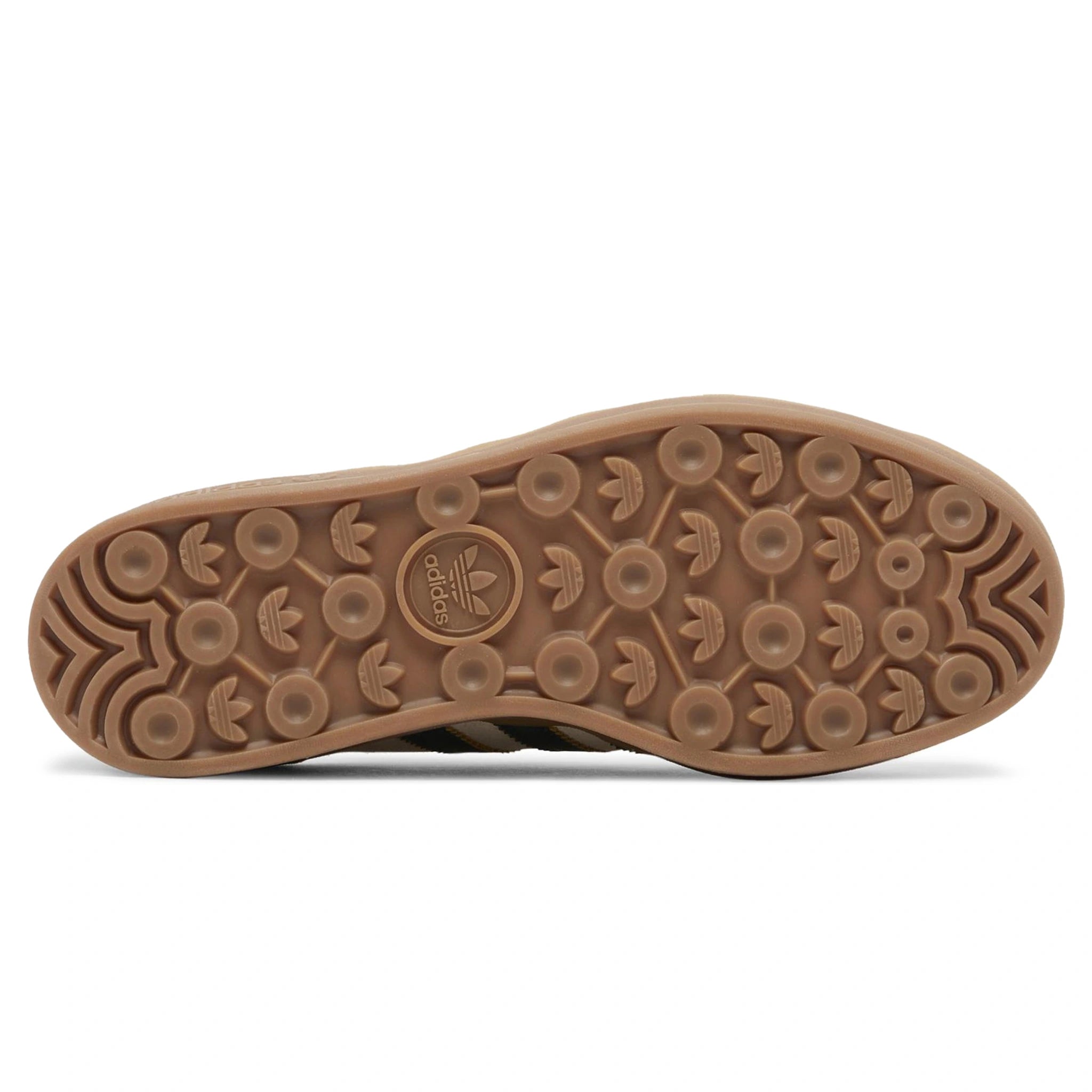 Sole view of Adidas Gazelle Bold Cream Collegiate Green (W) ID7056