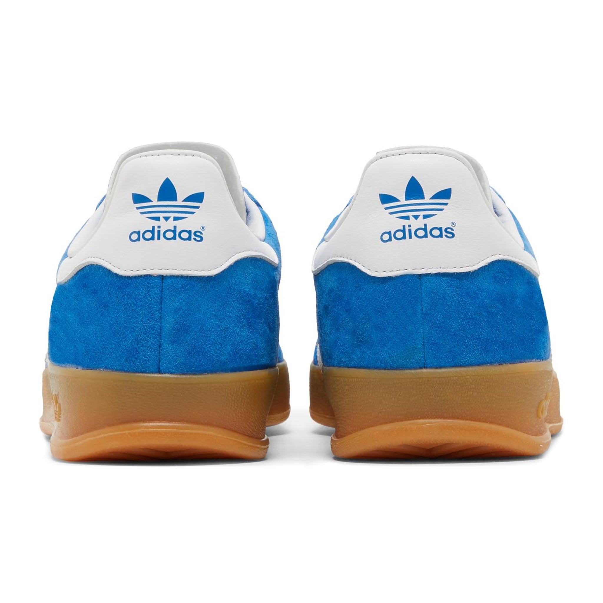 Back view of Adidas Gazelle Indoor Blue Bird Gum H06260