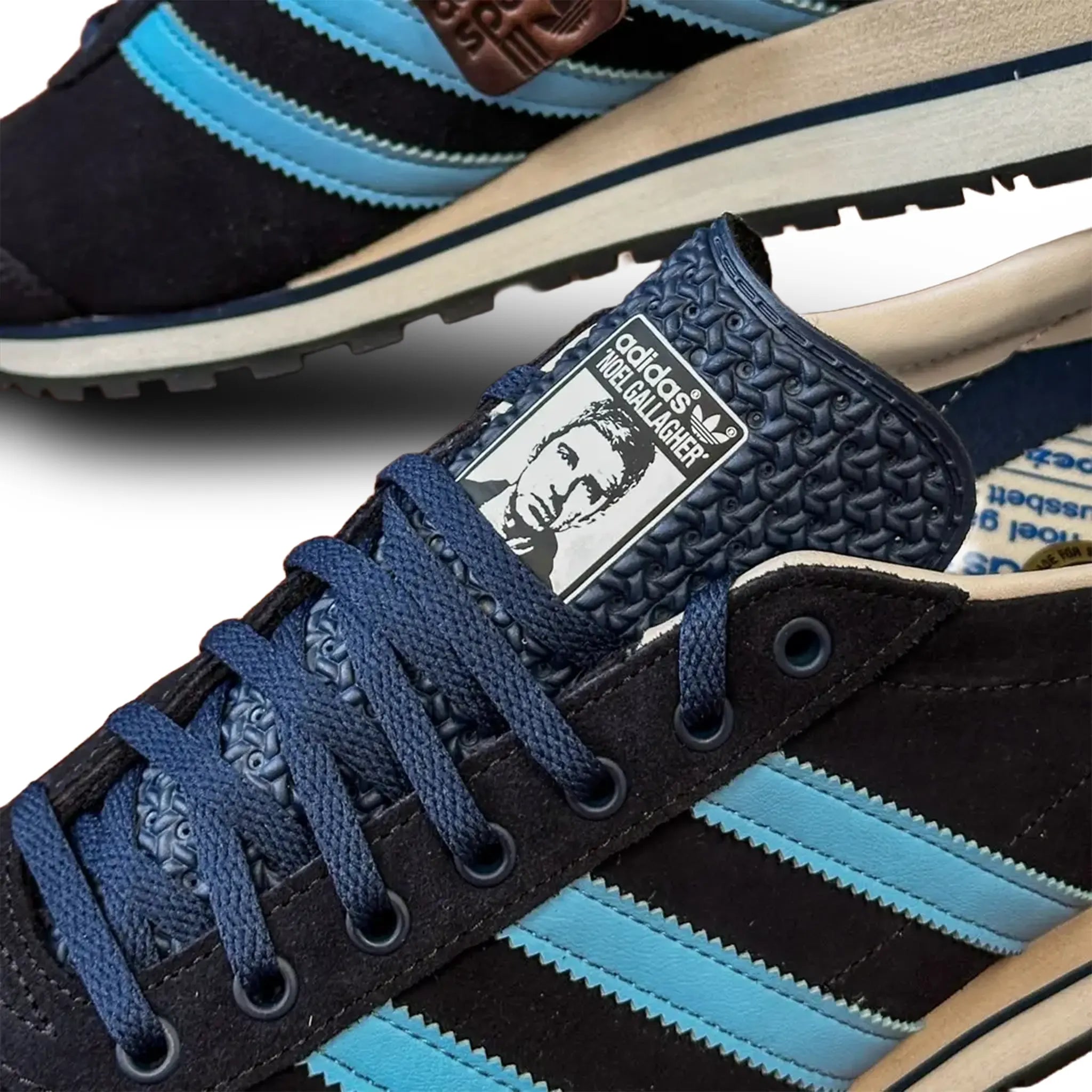Detailed View of Adidas Marathon SPZL Noel Gallagher Night Navy JR4877