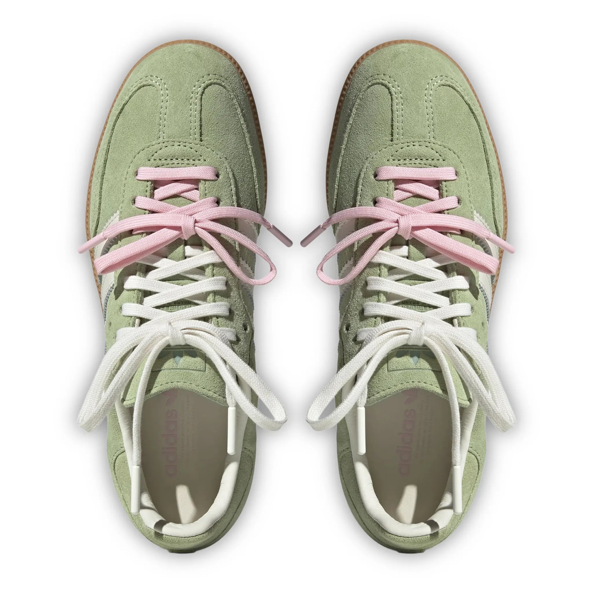 Upper View of Adidas Samba OG Molly Mae Matcha KH8706