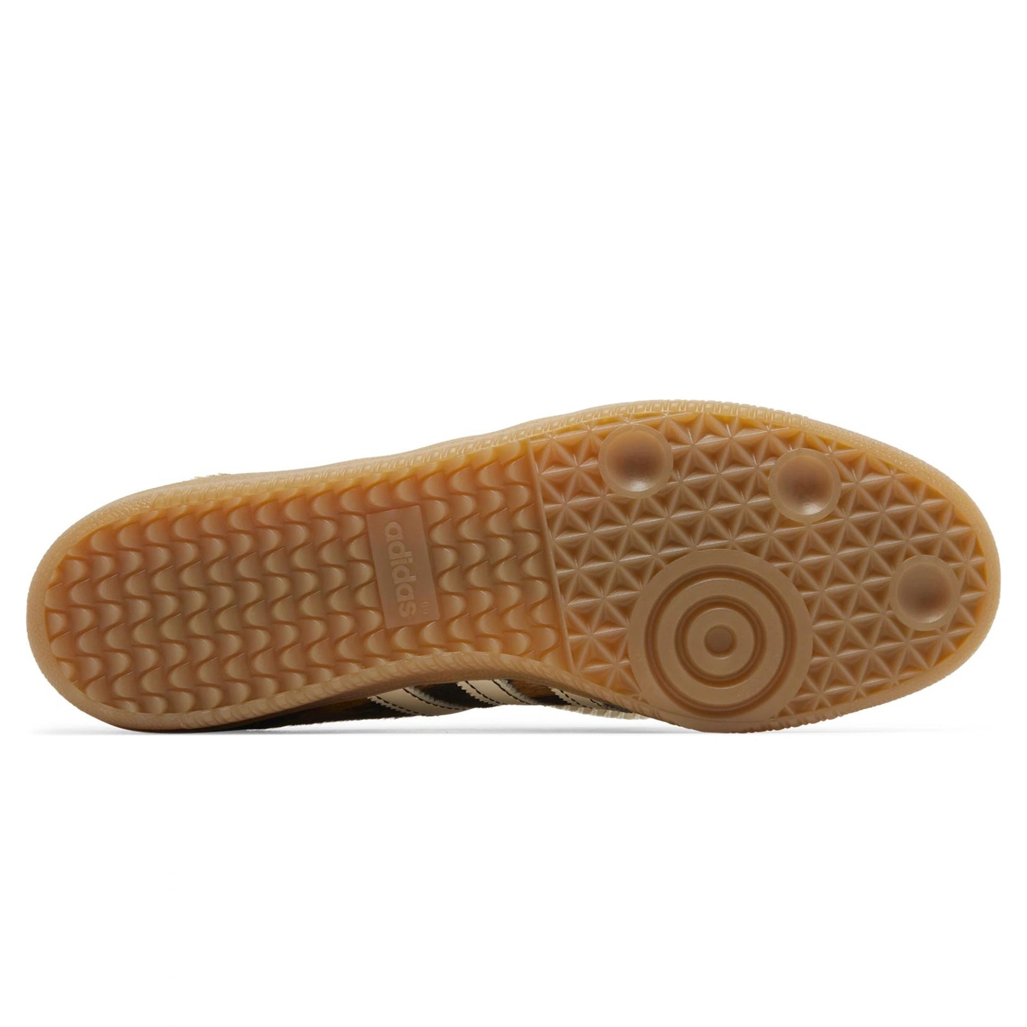 Sole view of Adidas Samba Pony Wales Bonner Leopard IE0578