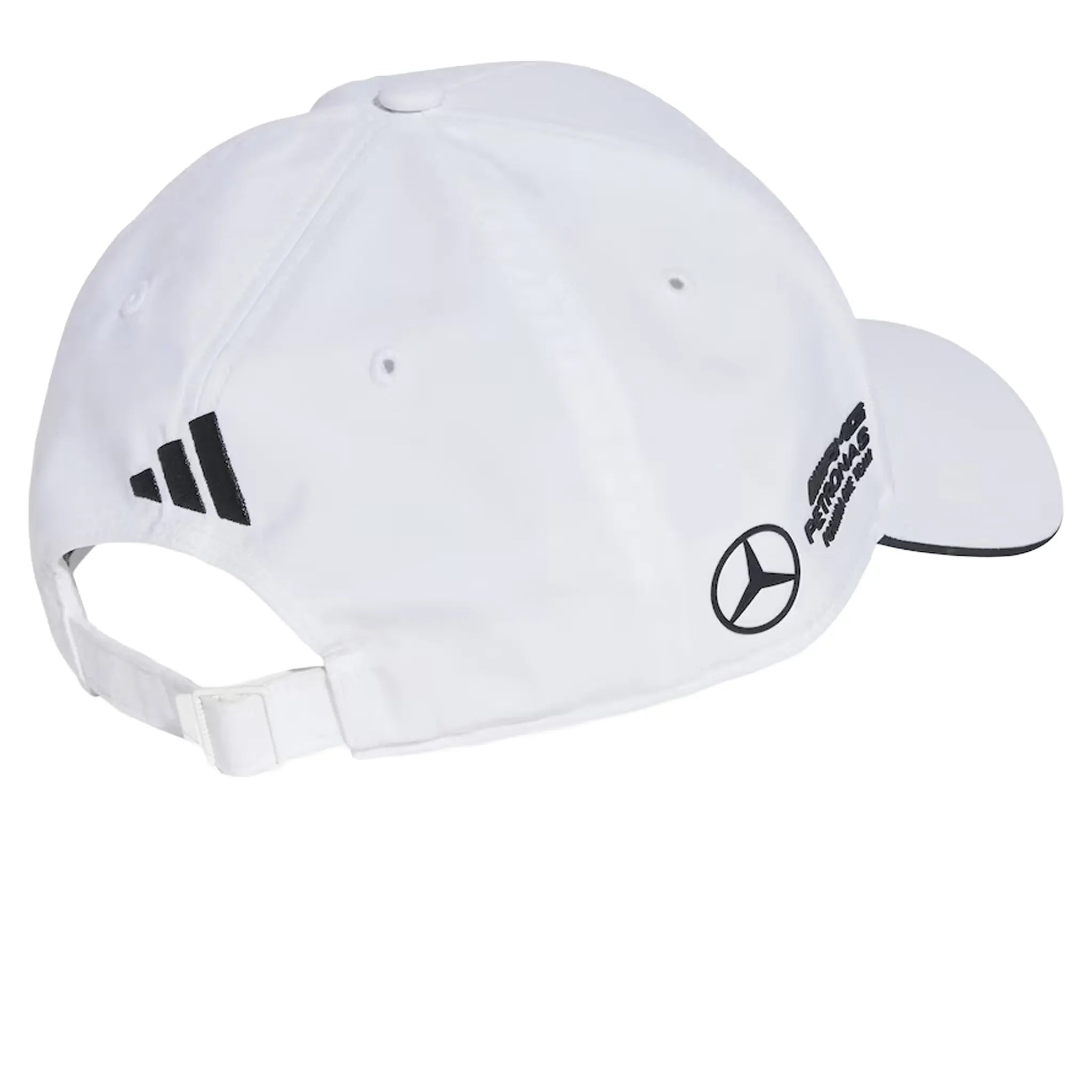 Back Side View of Adidas x Mercedes AMG F1 Polyester White Cap B67998319