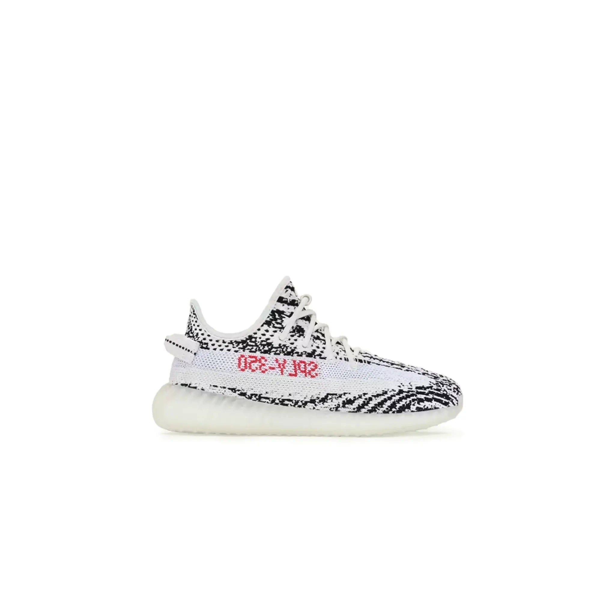 Side view of Adidas Yeezy Boost 350 V2 Kids Zebra (2024) HP6592