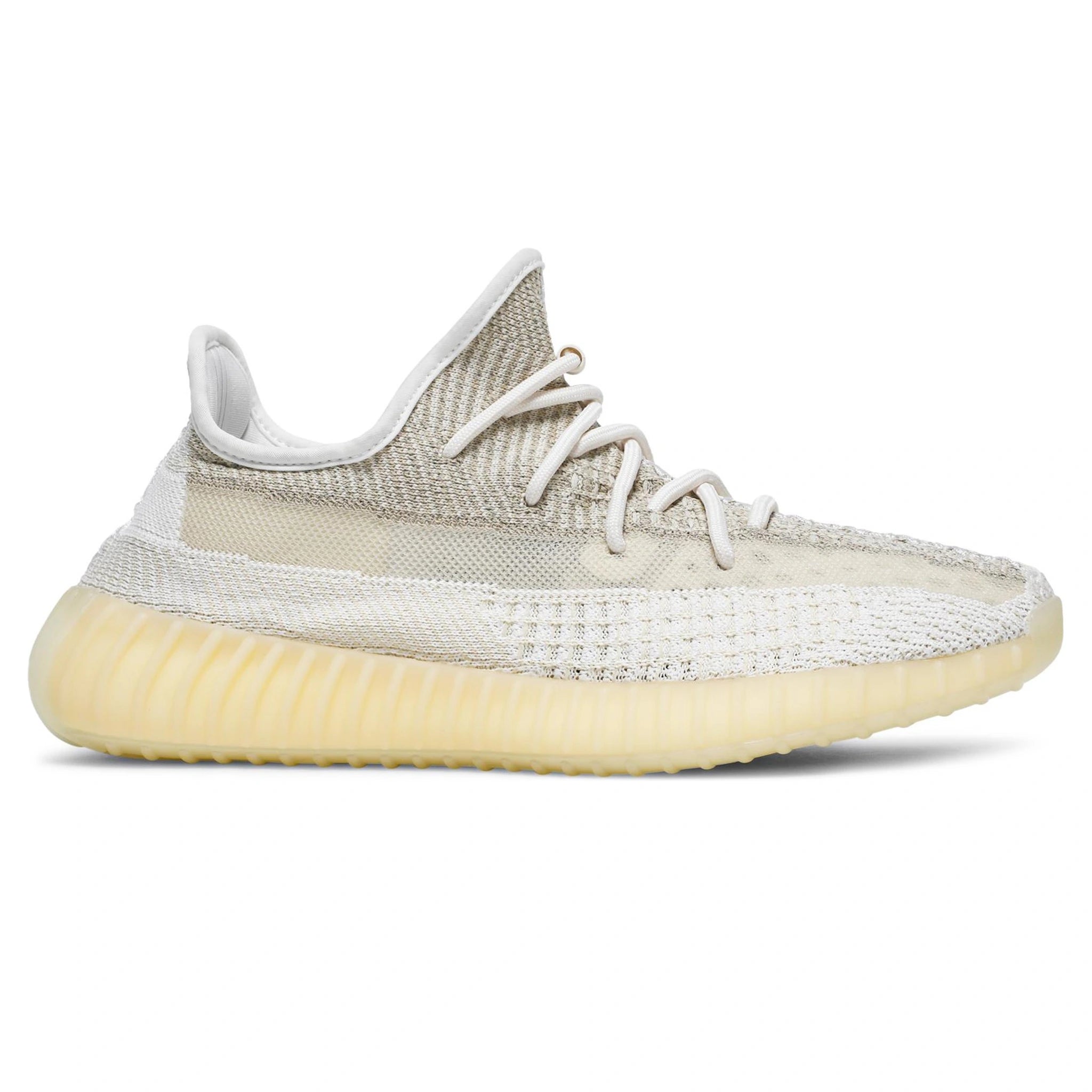 Side view of Adidas Yeezy Boost 350 V2 Natural FZ5246