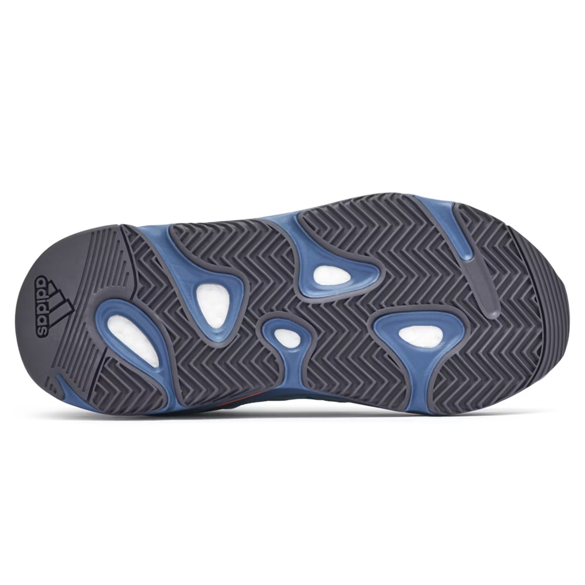 Sole view of Adidas Yeezy Boost 700 Boost Faded Azure GZ2002