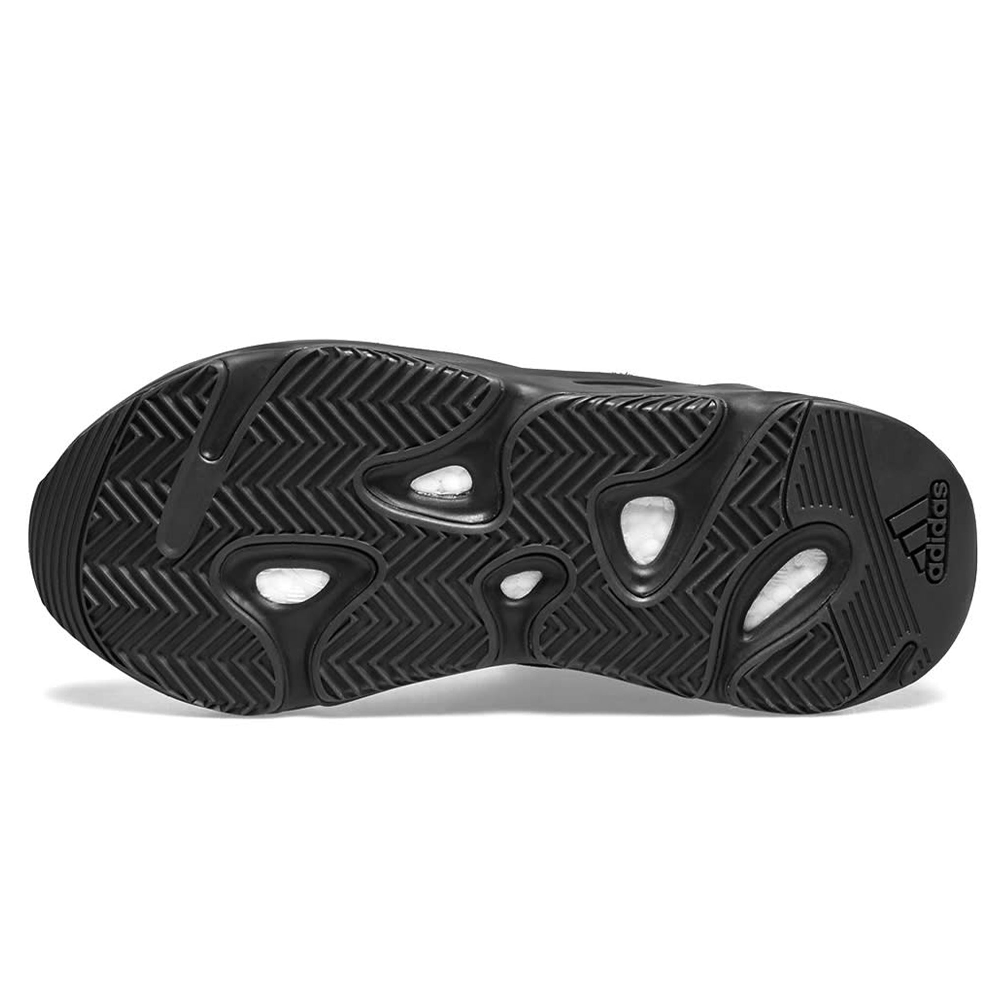 Sole view of Adidas Yeezy Boost 700 V2 Vanta FU6684