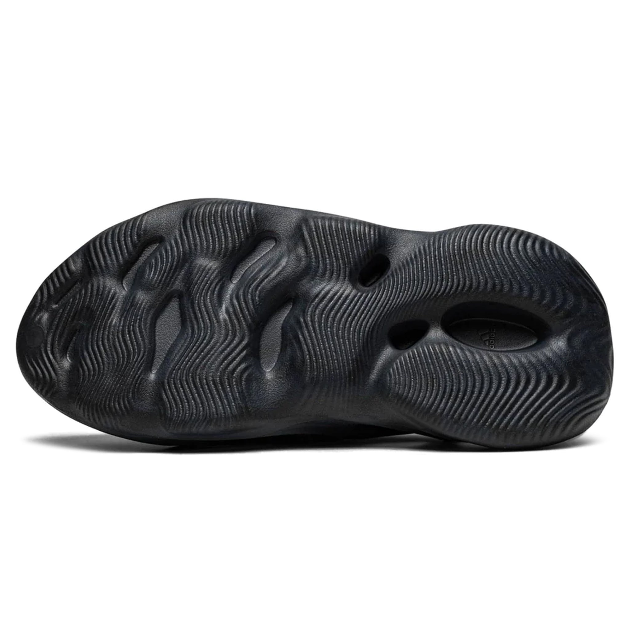 Sole view of Adidas Yeezy Foam RNNR Mineral Blue GV7903