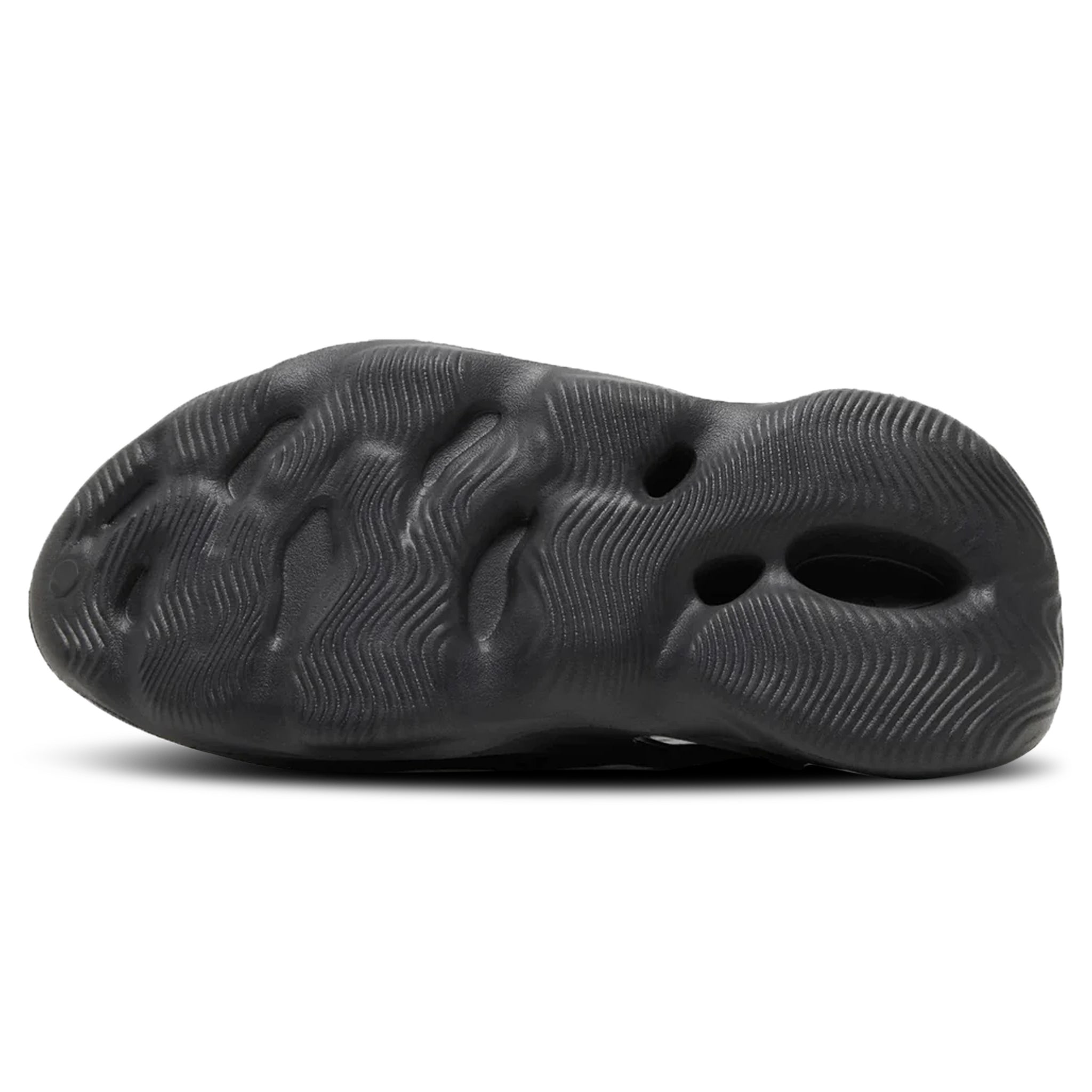 Sole view of Adidas Yeezy Foam RNNR Onyx HP8739