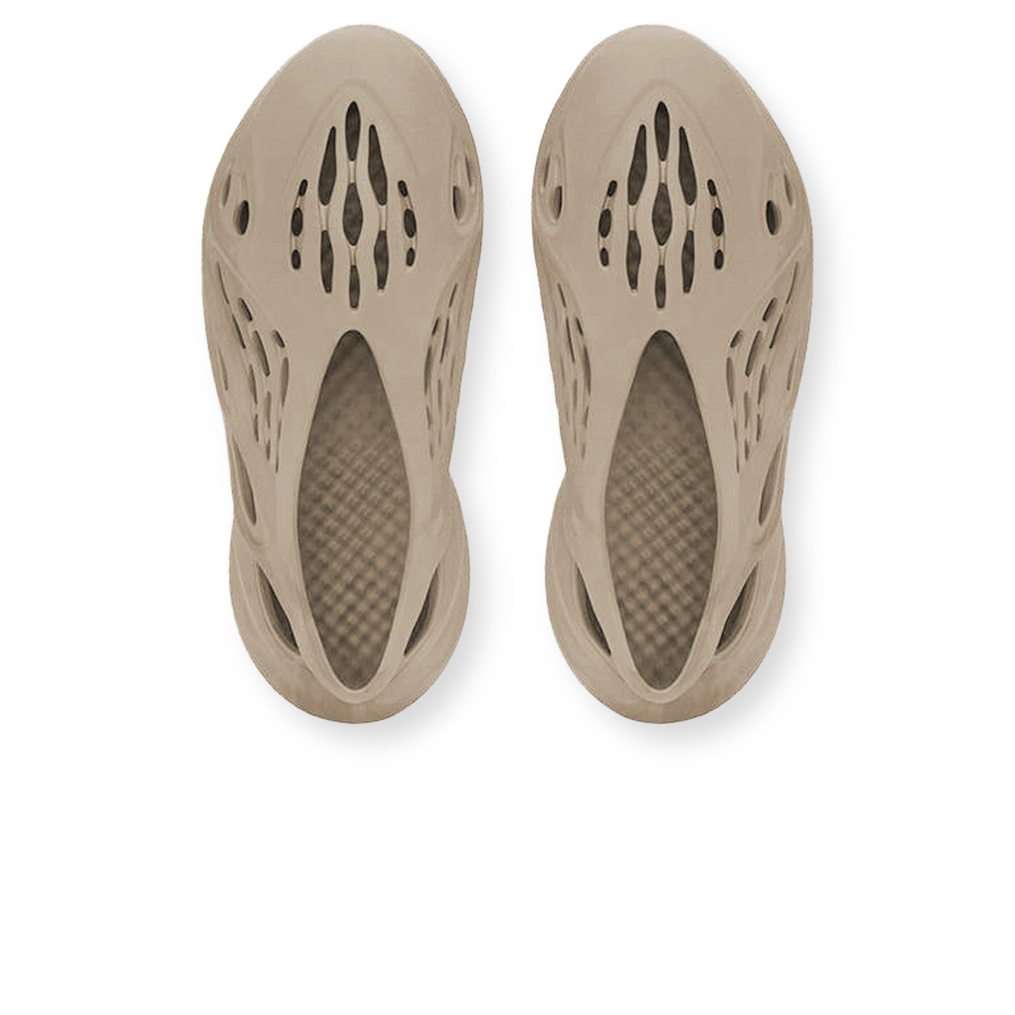 Top down view of Adidas Yeezy Foam RNNR Stone Sage GX4472