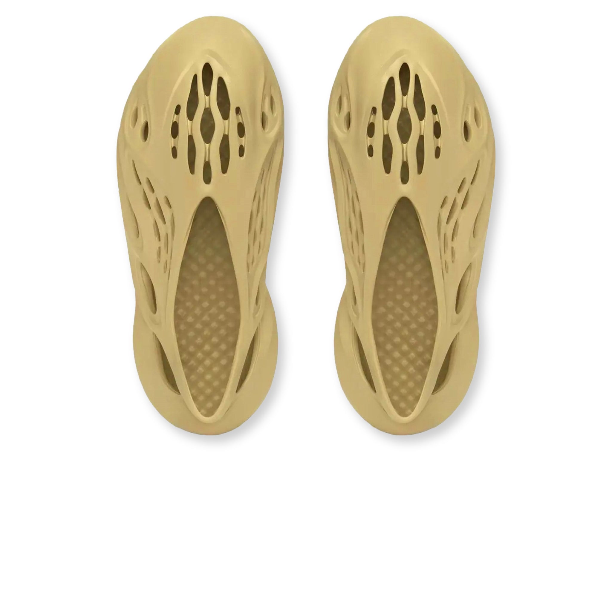 Top down view of Adidas Yeezy Foam Runner Sulfur GV6775
