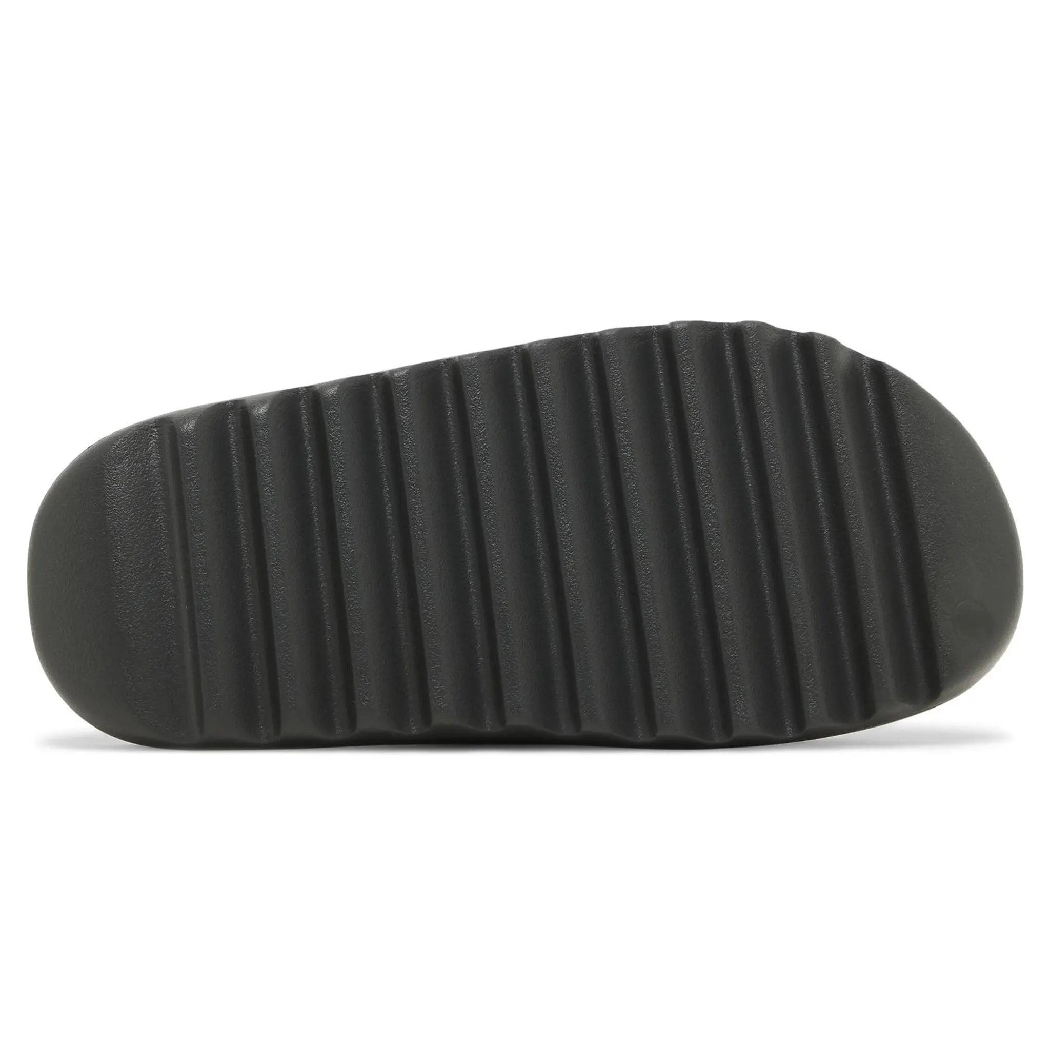 Sole view of Adidas Yeezy Slide Dark Onyx ID5103