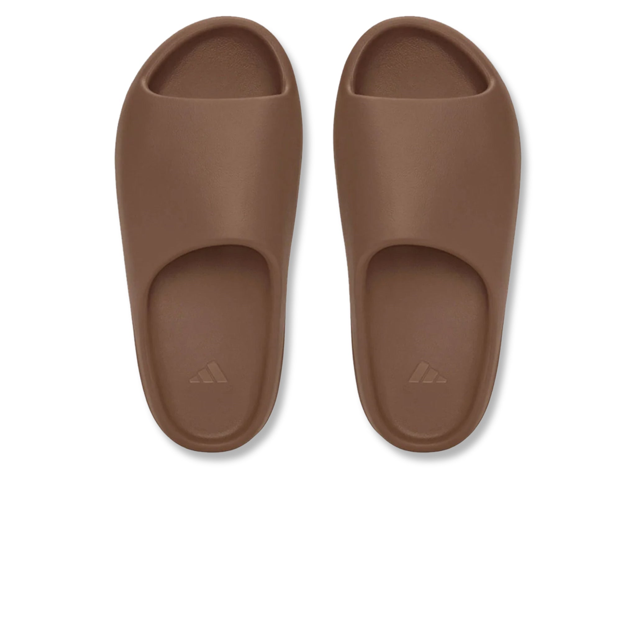 Top down view of Adidas Yeezy Slide Flax FZ5896