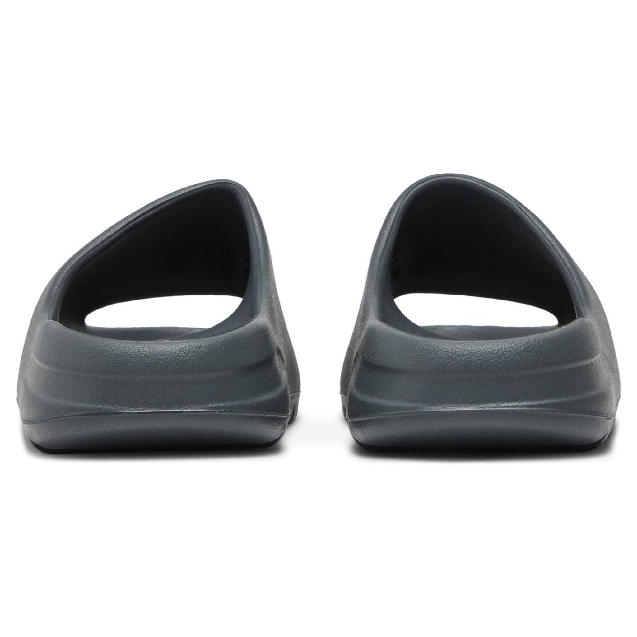 Back view of Adidas Yeezy Slide Slate Grey ID2350