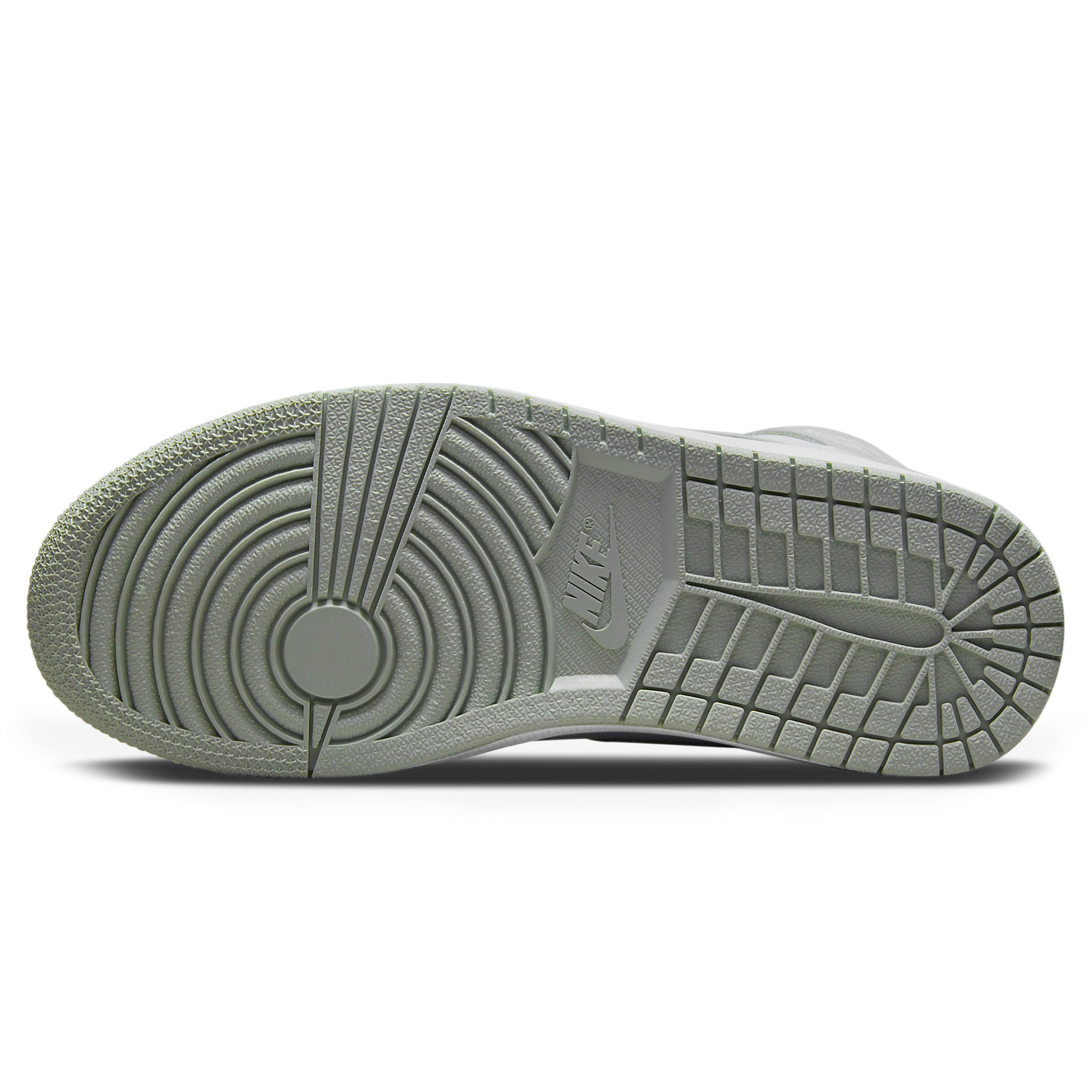 Sole view of Air Jordan 1 High OG Seafoam (W) CD0461-002