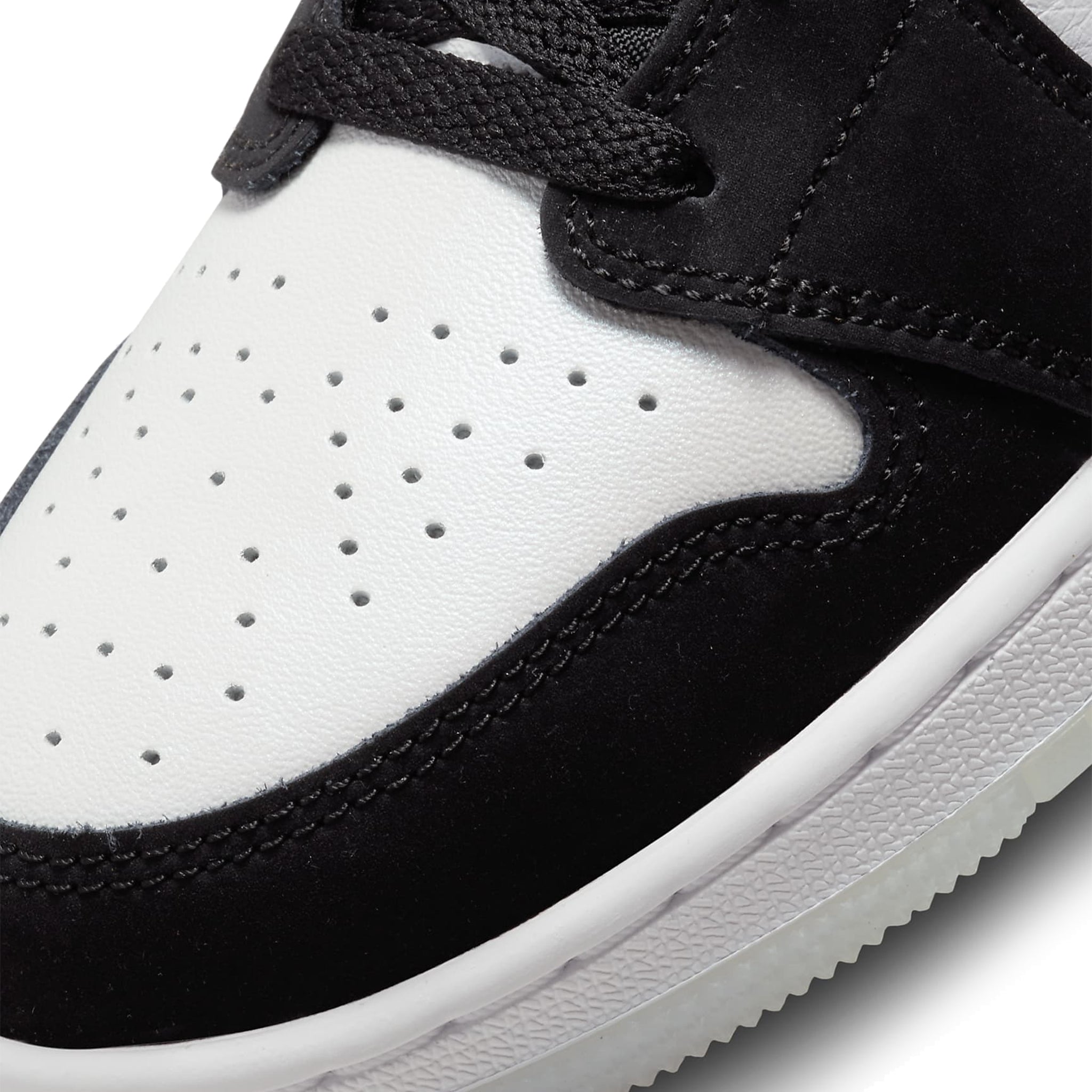 Top box view of Air Jordan 1 Mid Diamond Shorts (GS) DN4321-100