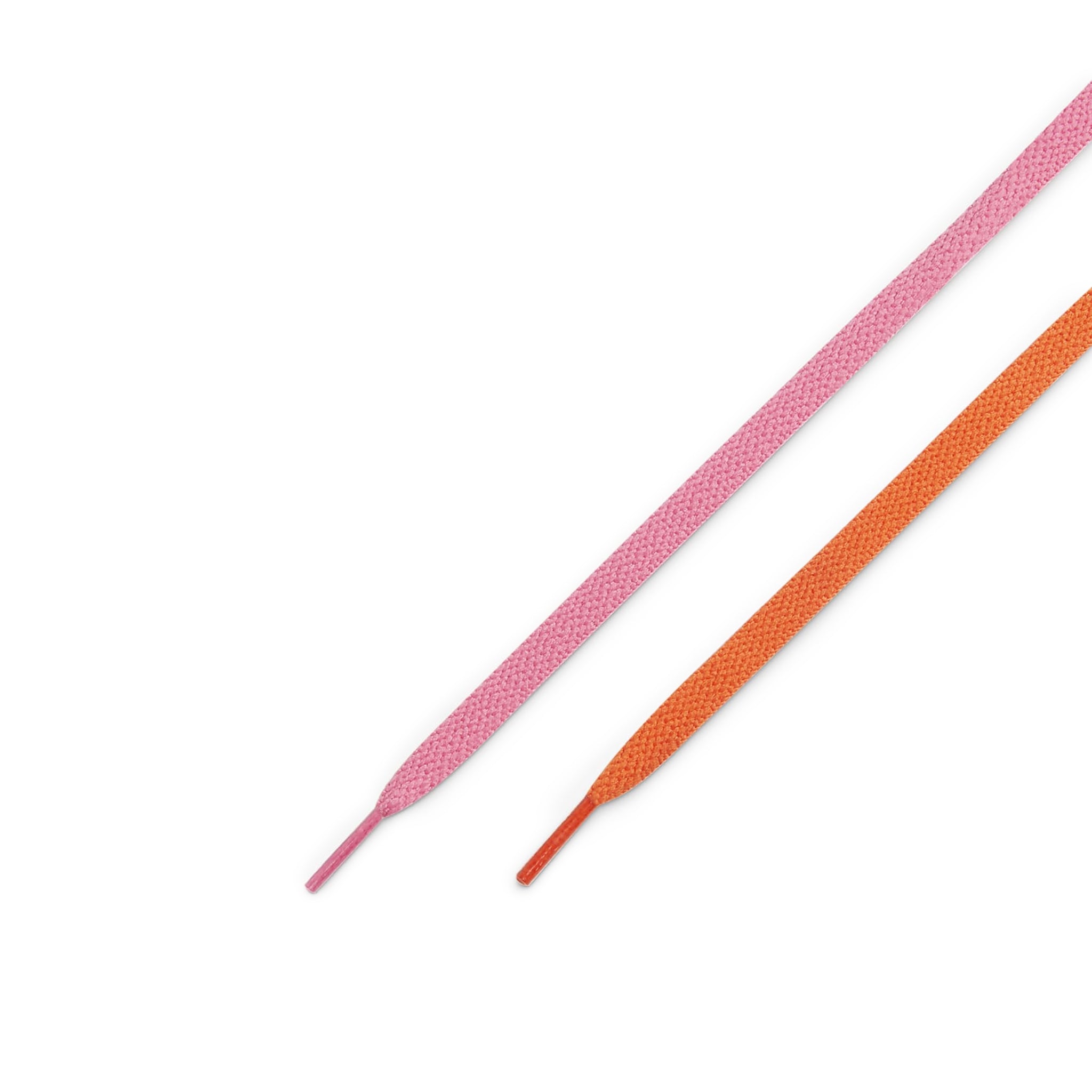 Laces view Air Jordan 1 Mid Pinksickle Safety Orange (GS) DX3240-681