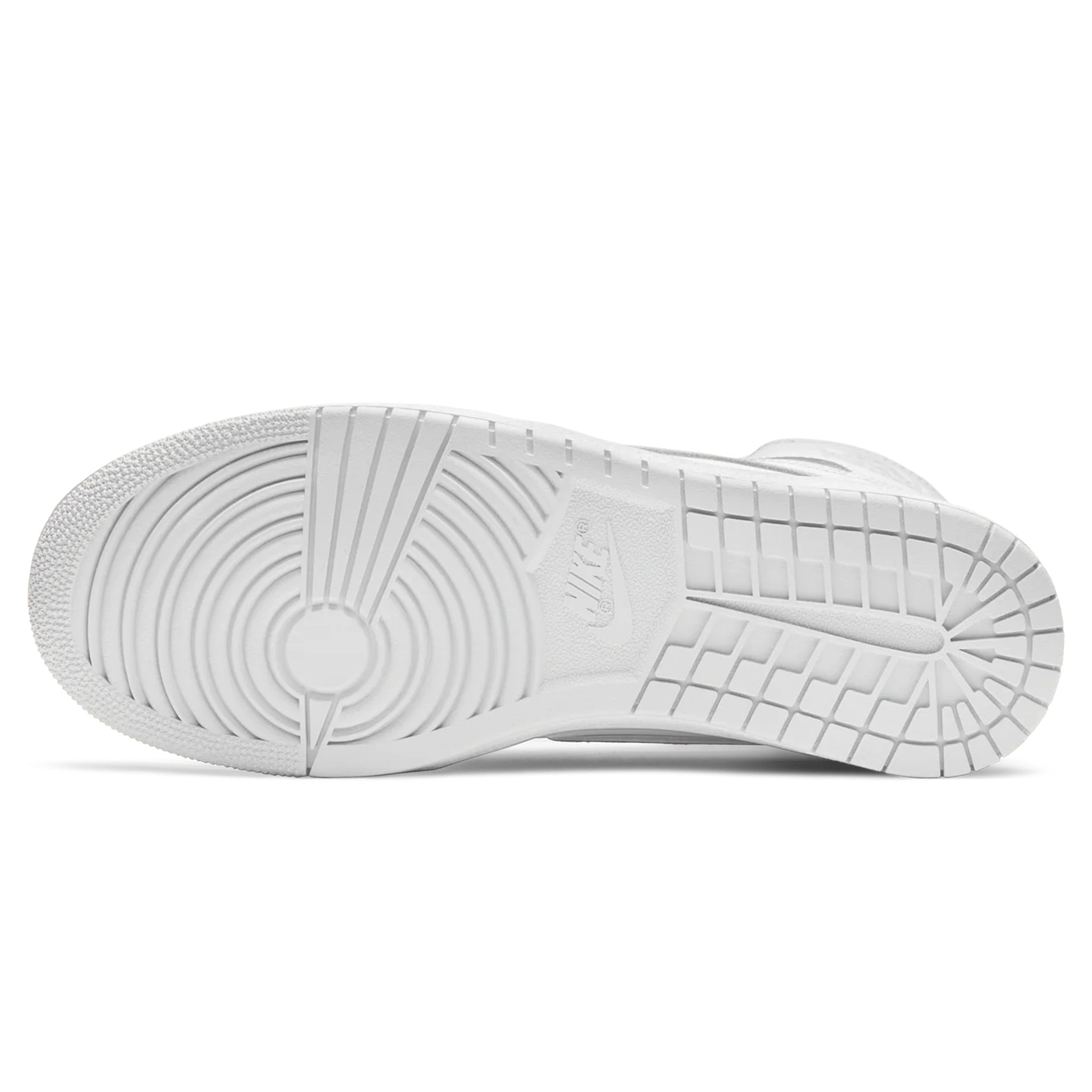 Sole view of Air Jordan 1 Retro High 85 Neutral Grey BQ4422-100
