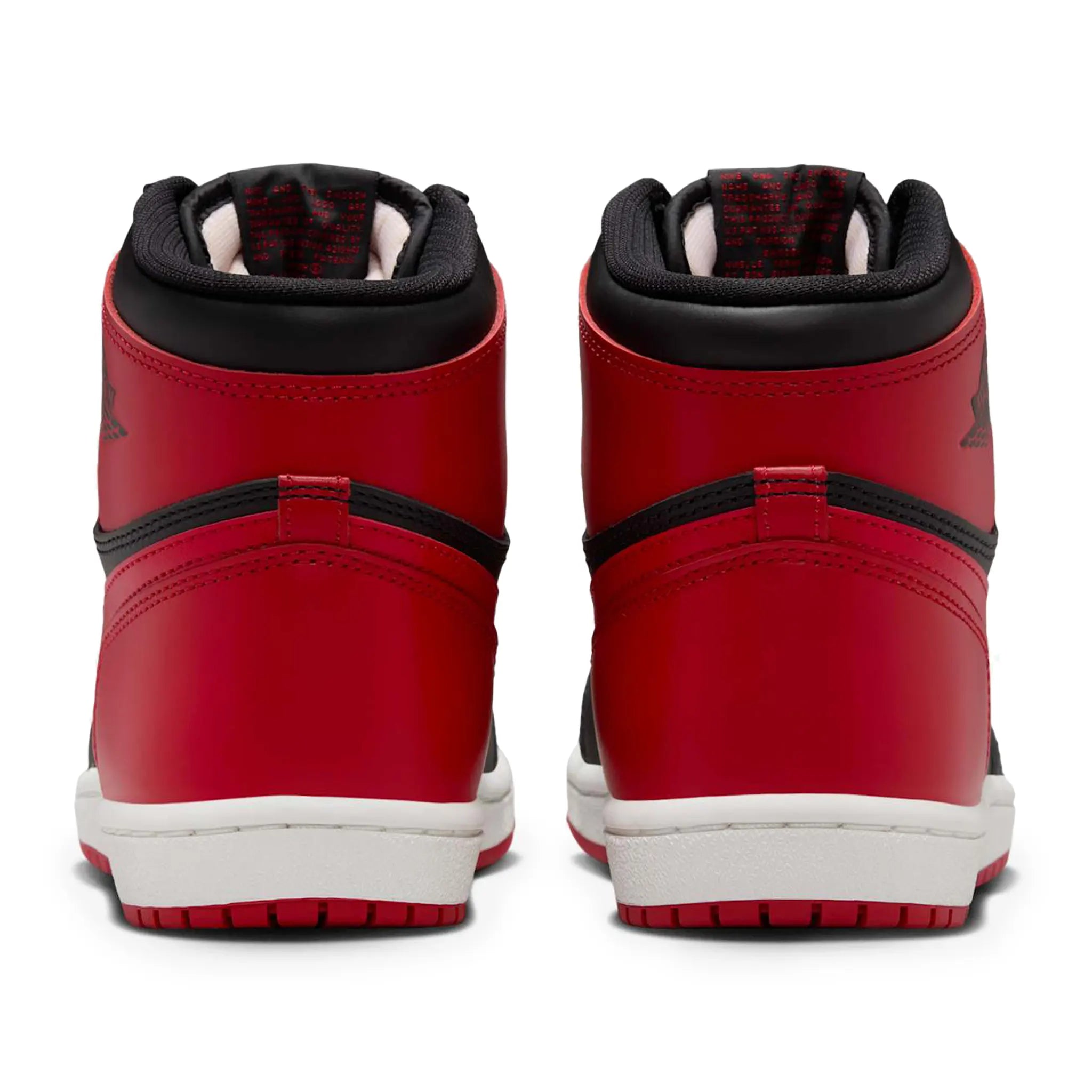 Back view of Air Jordan 1 Retro High 85 OG Bred (2025) HV6674-067