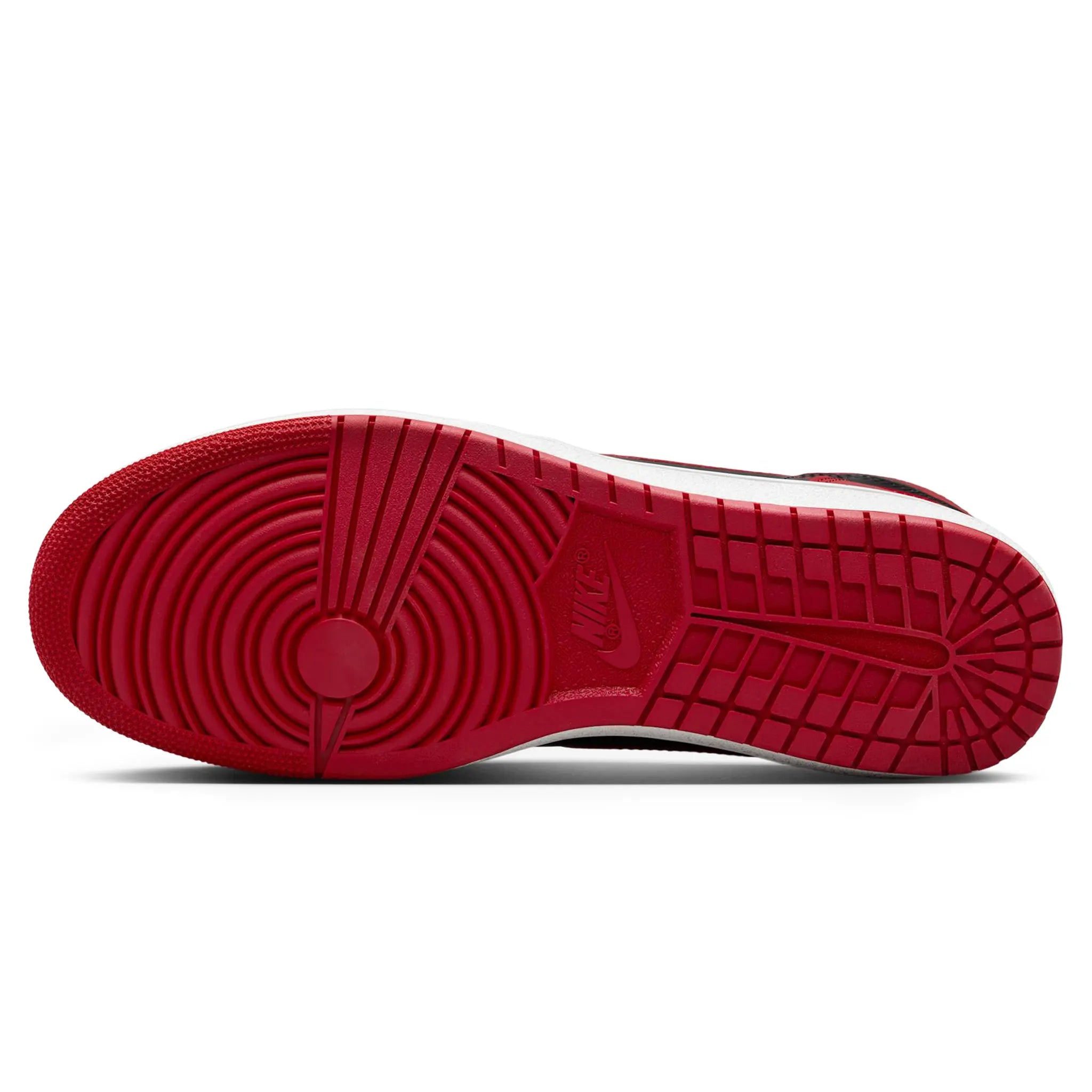 Sole view of Air Jordan 1 Retro High 85 OG Bred (2025) HV6674-067