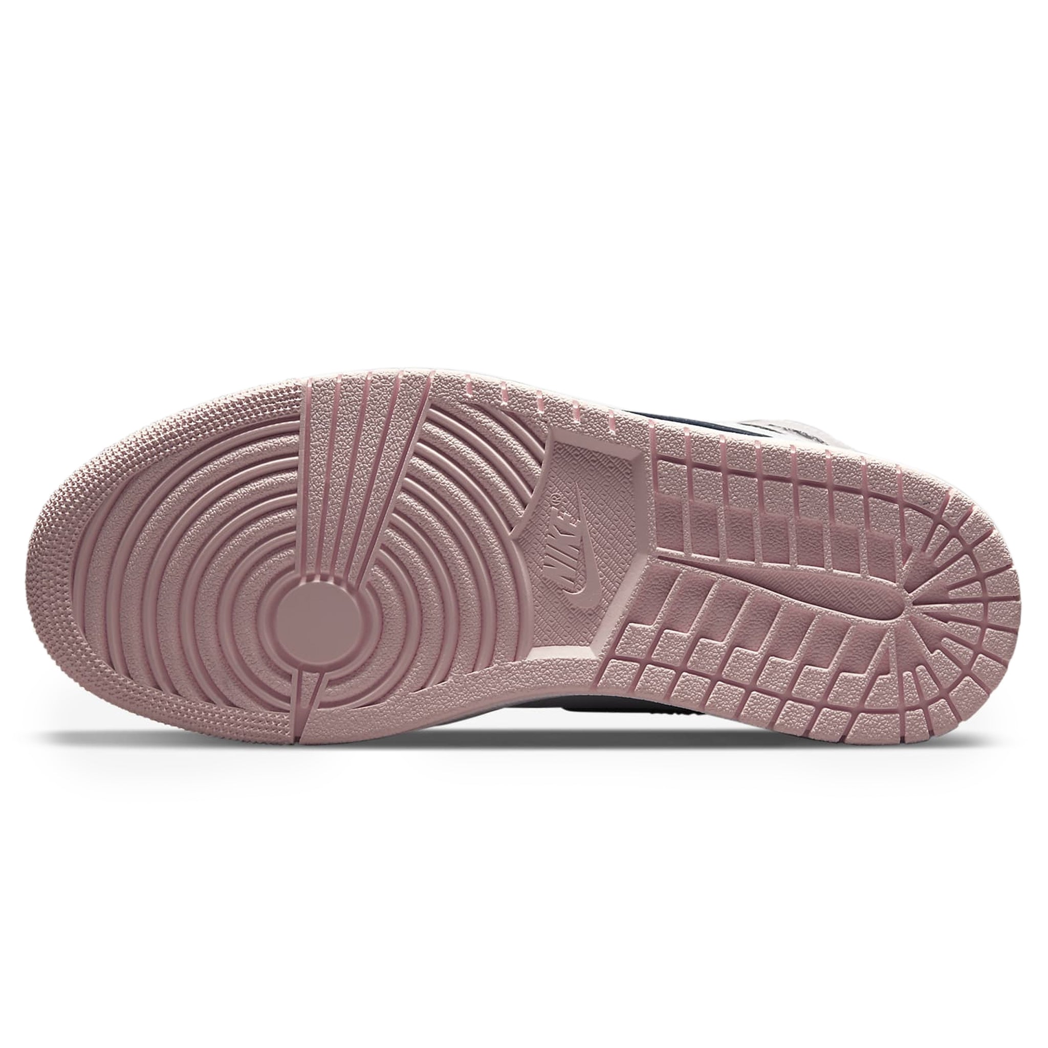 Sole view of Air Jordan 1 Retro High OG Atmosphere (Bubble Gum) (W) DD9335-641