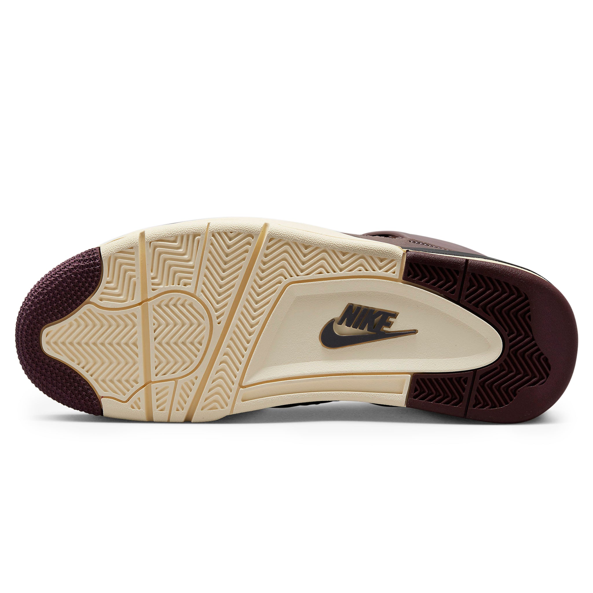 Sole view of Air Jordan 4 Retro A Ma Maniére Violet Ore DV6773-220