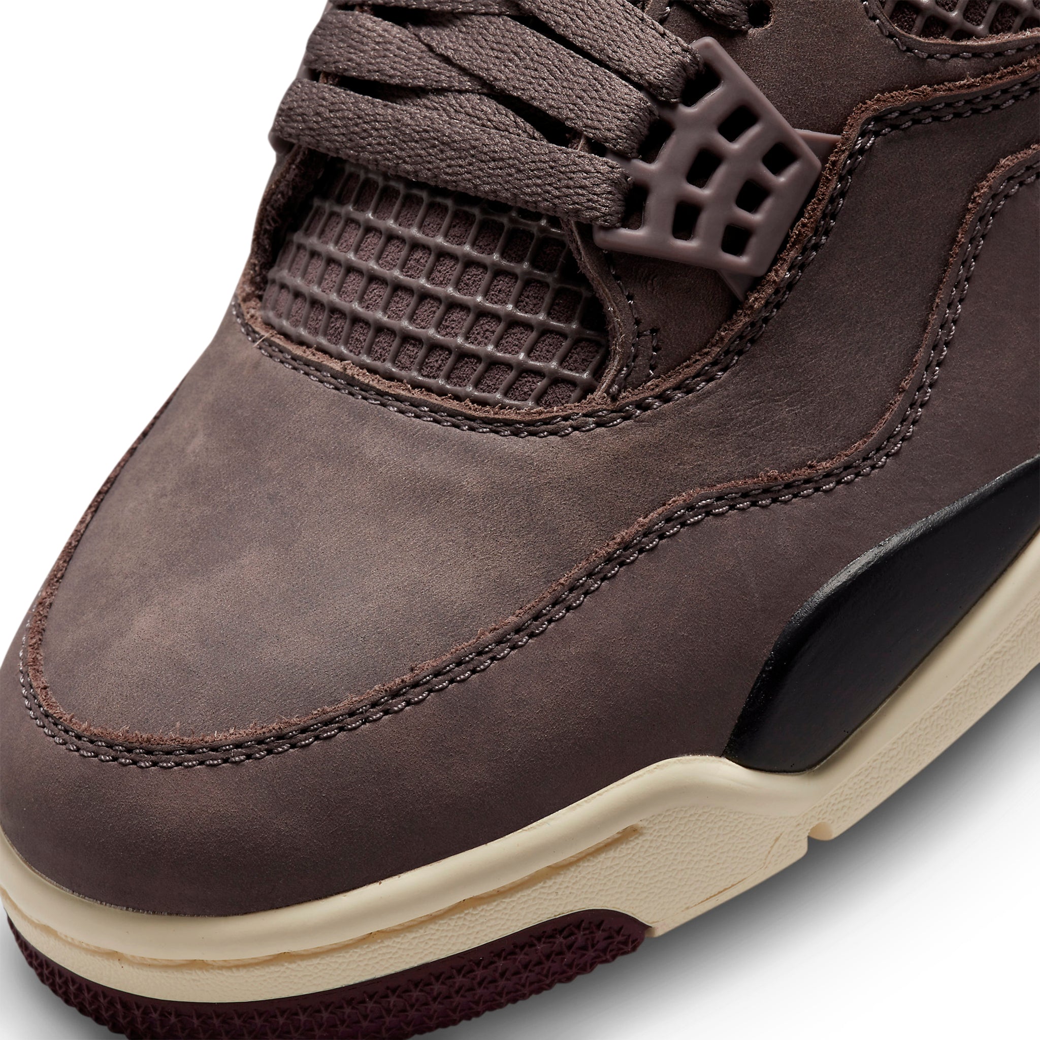 Toe box view of Air Jordan 4 Retro A Ma Maniére Violet Ore DV6773-220