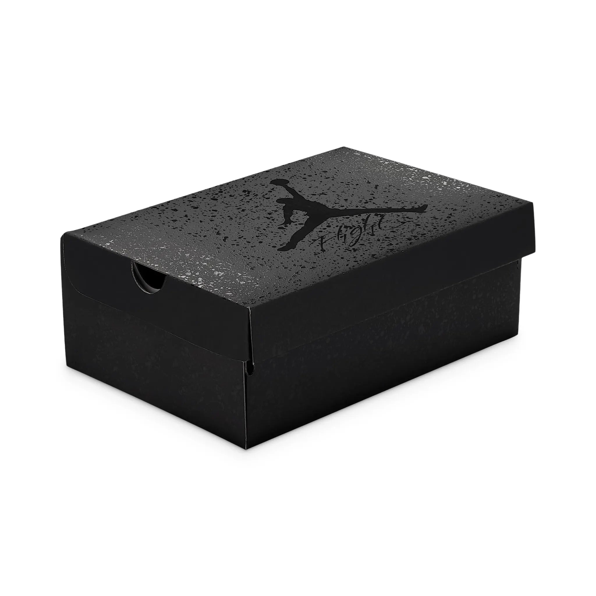 Box View of Air Jordan 4 Retro Black Cat (2025) (GS) IB4171-010