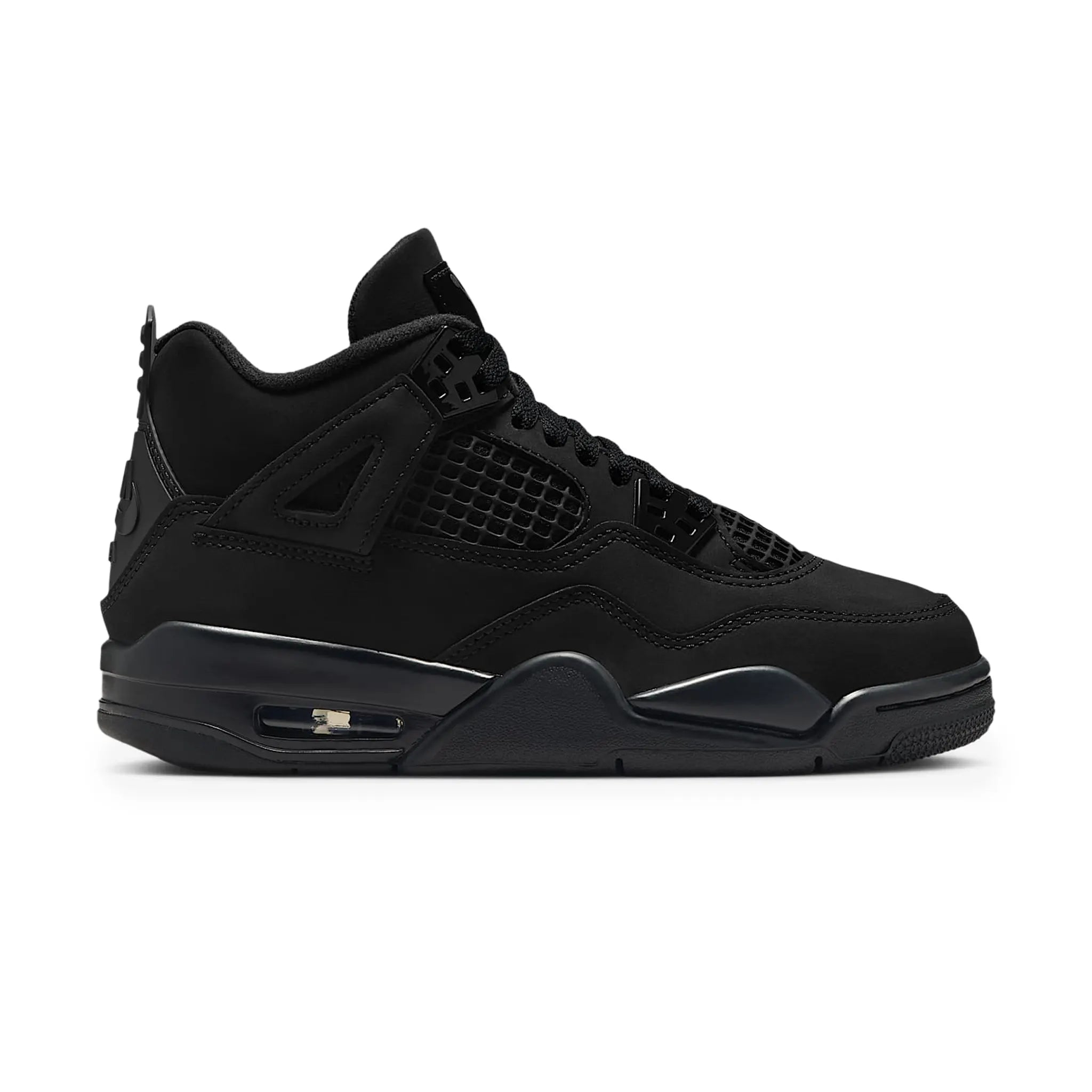 Side Air Jordan 4 Retro Black Cat (2025) (GS) IB4171-010