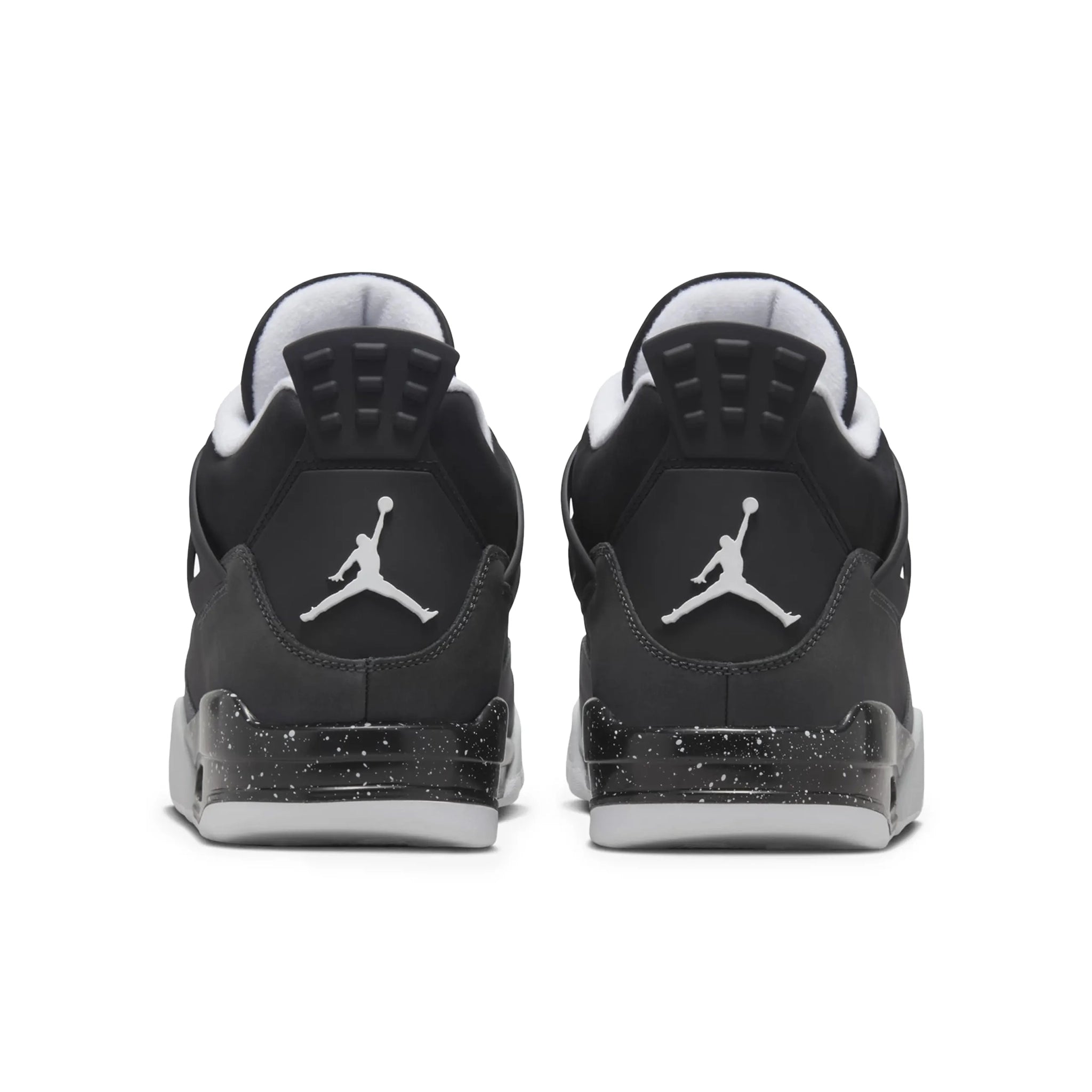 Back view of Air Jordan 4 Retro Fear (2024) (GS) FQ8213-002