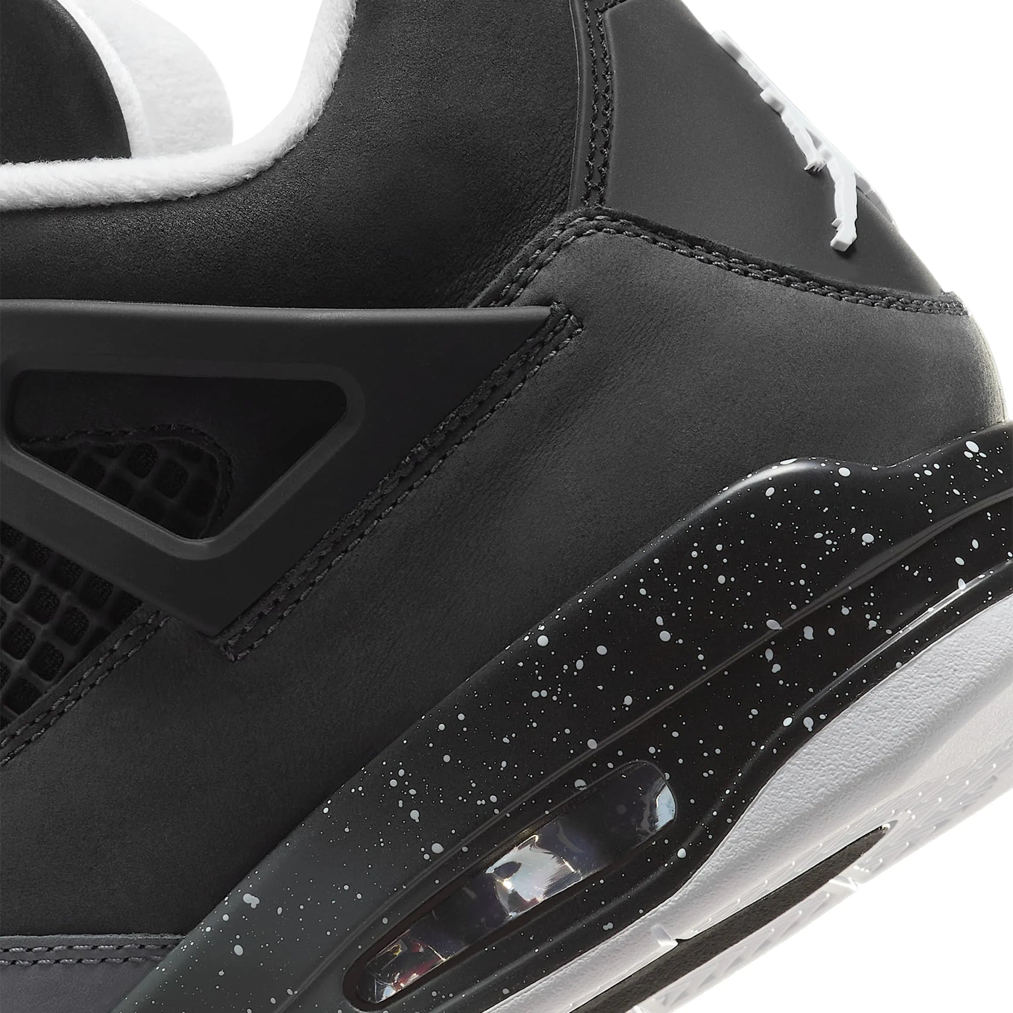 Heel View of Air Jordan 4 Retro Fear (2024)