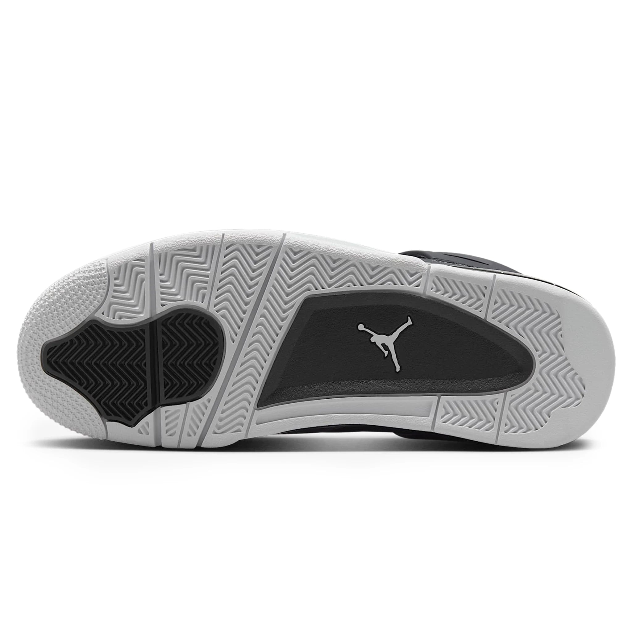 Sole View of Air Jordan 4 Retro Fear (2024)
