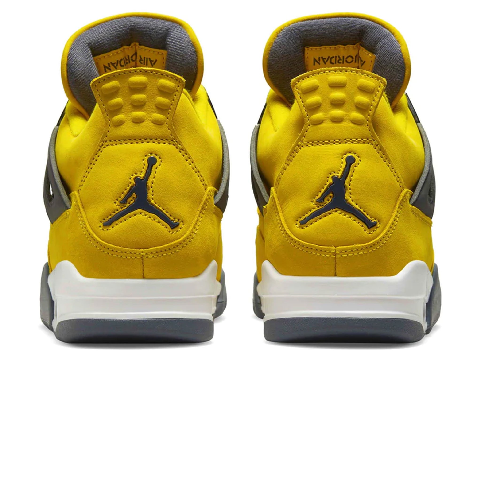 Heel view of Air Jordan 4 Retro Lightning (2021) CT8527-700