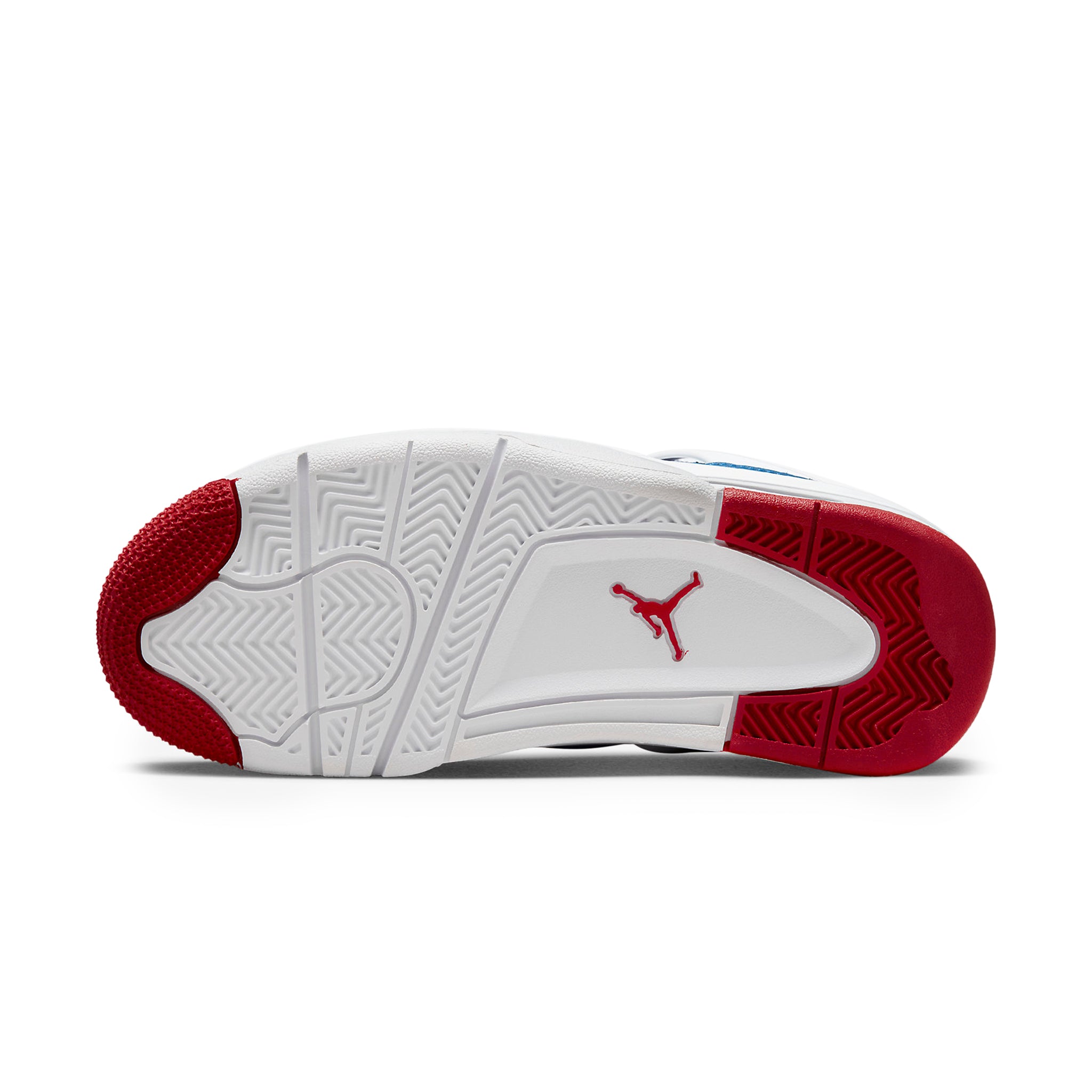 Sole view of Air Jordan 4 Retro Messy Room (GS) DR6952-400