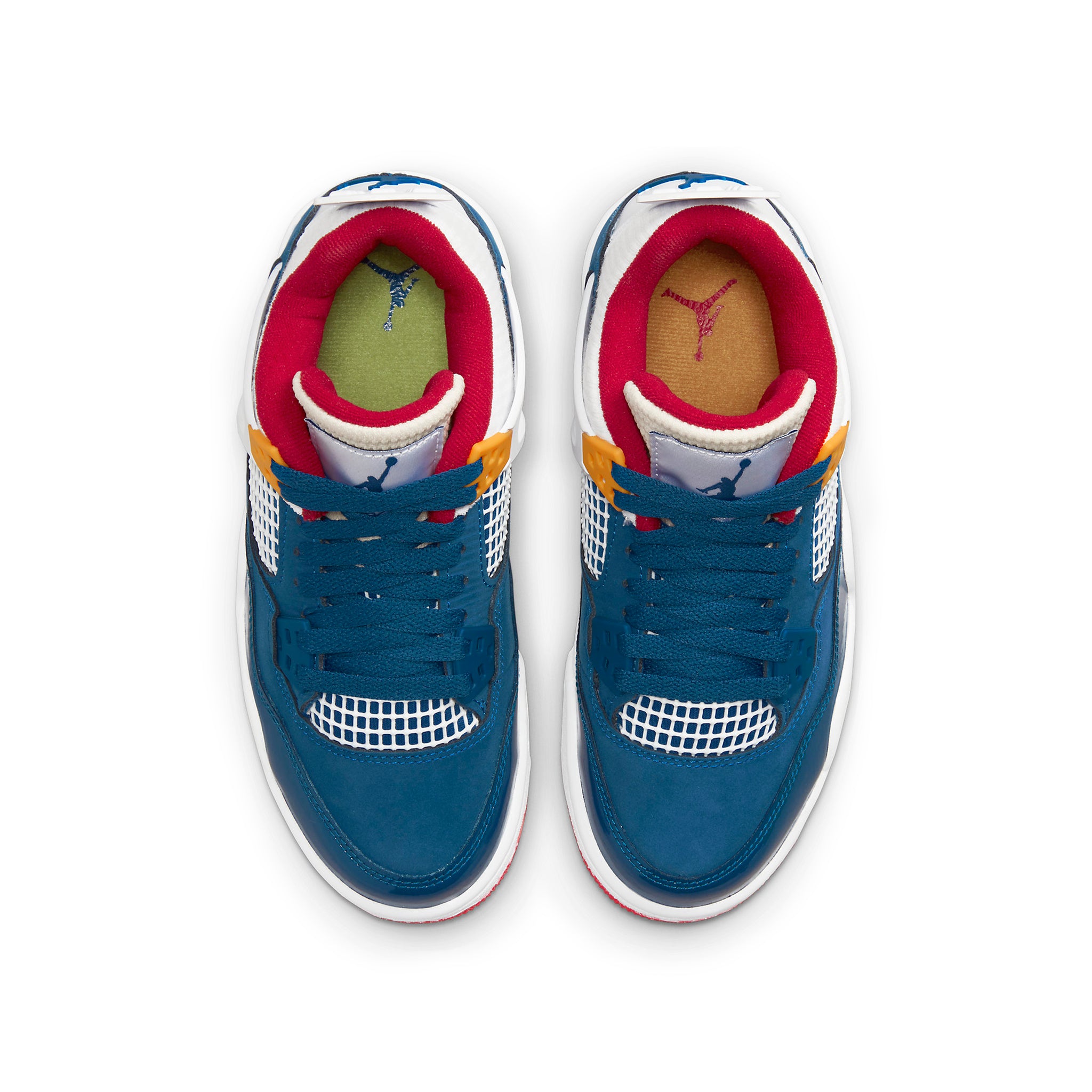 Top view of Air Jordan 4 Retro Messy Room (GS) DR6952-400