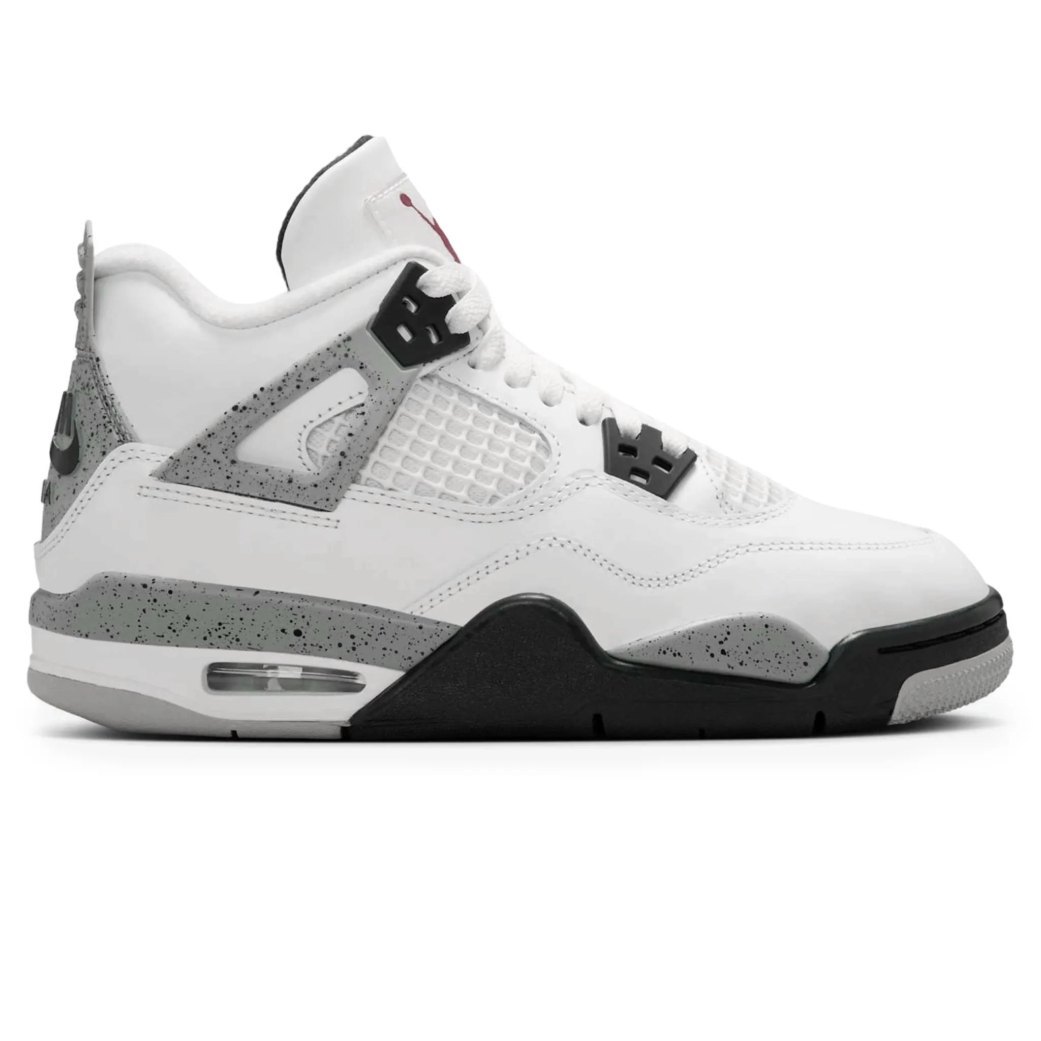 Side View of Air Jordan 4 Retro OG White Cement (2025) (GS) IB4171-100