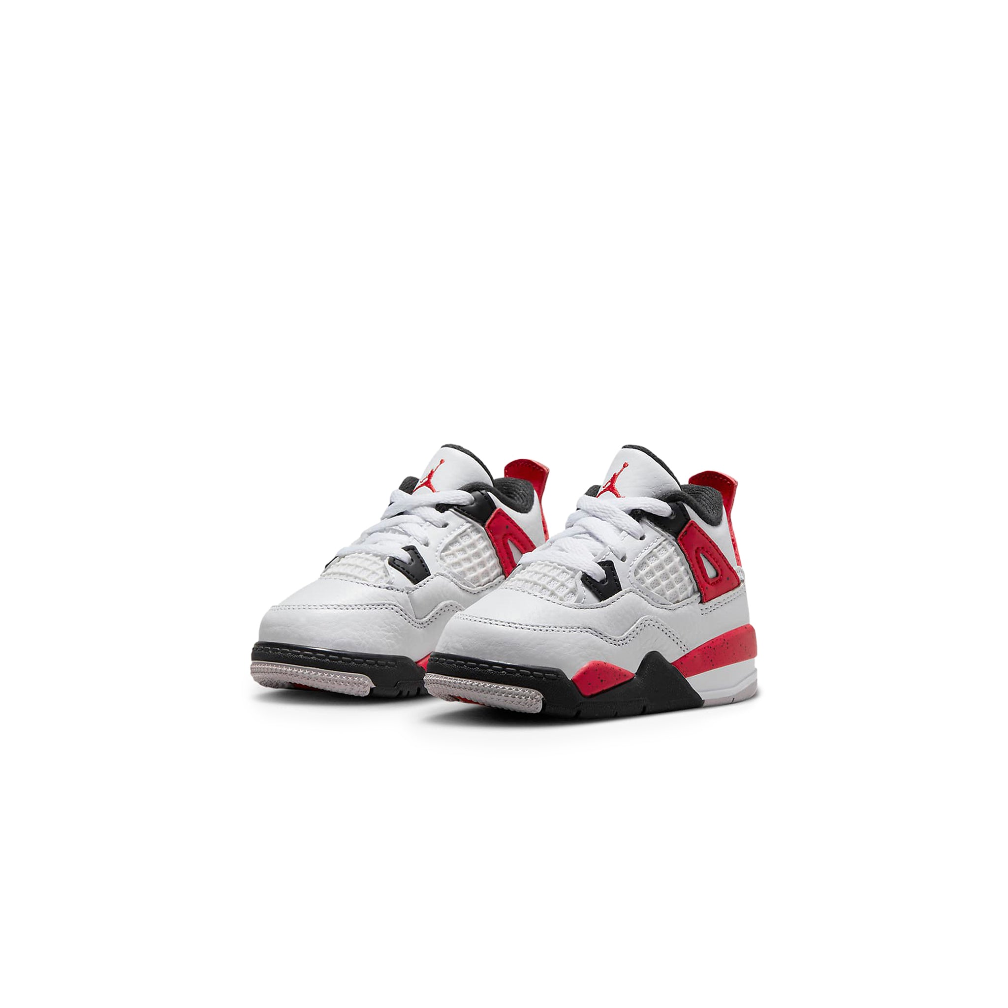 Front side view of Air Jordan 4 Retro Red Cement (2023) (TD) BQ7670-161