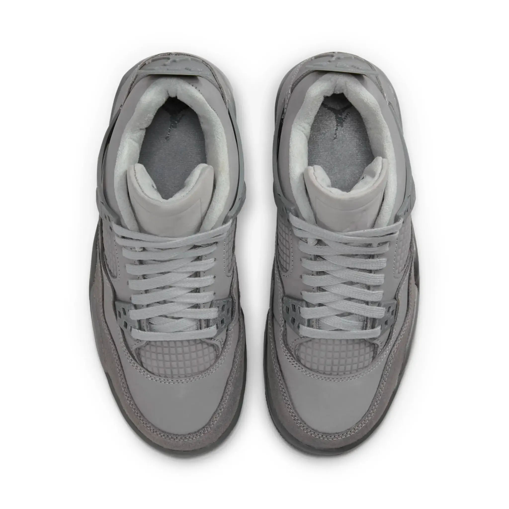 Top view of Air Jordan 4 Retro SE Paris Olympics Wet Cement (GS) HM8965-001