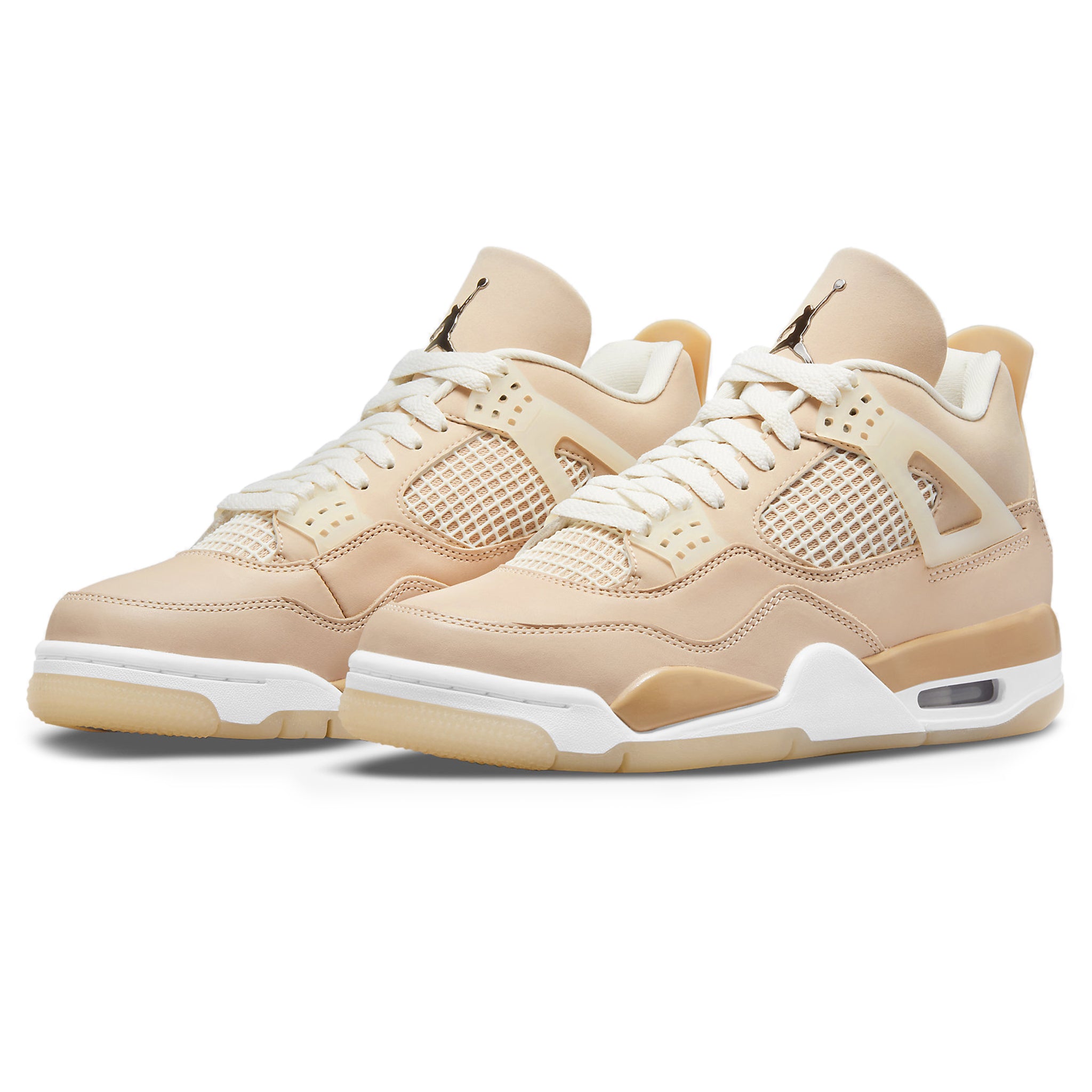 Front side view of Air Jordan 4 Retro Shimmer (W) DJ0675-200