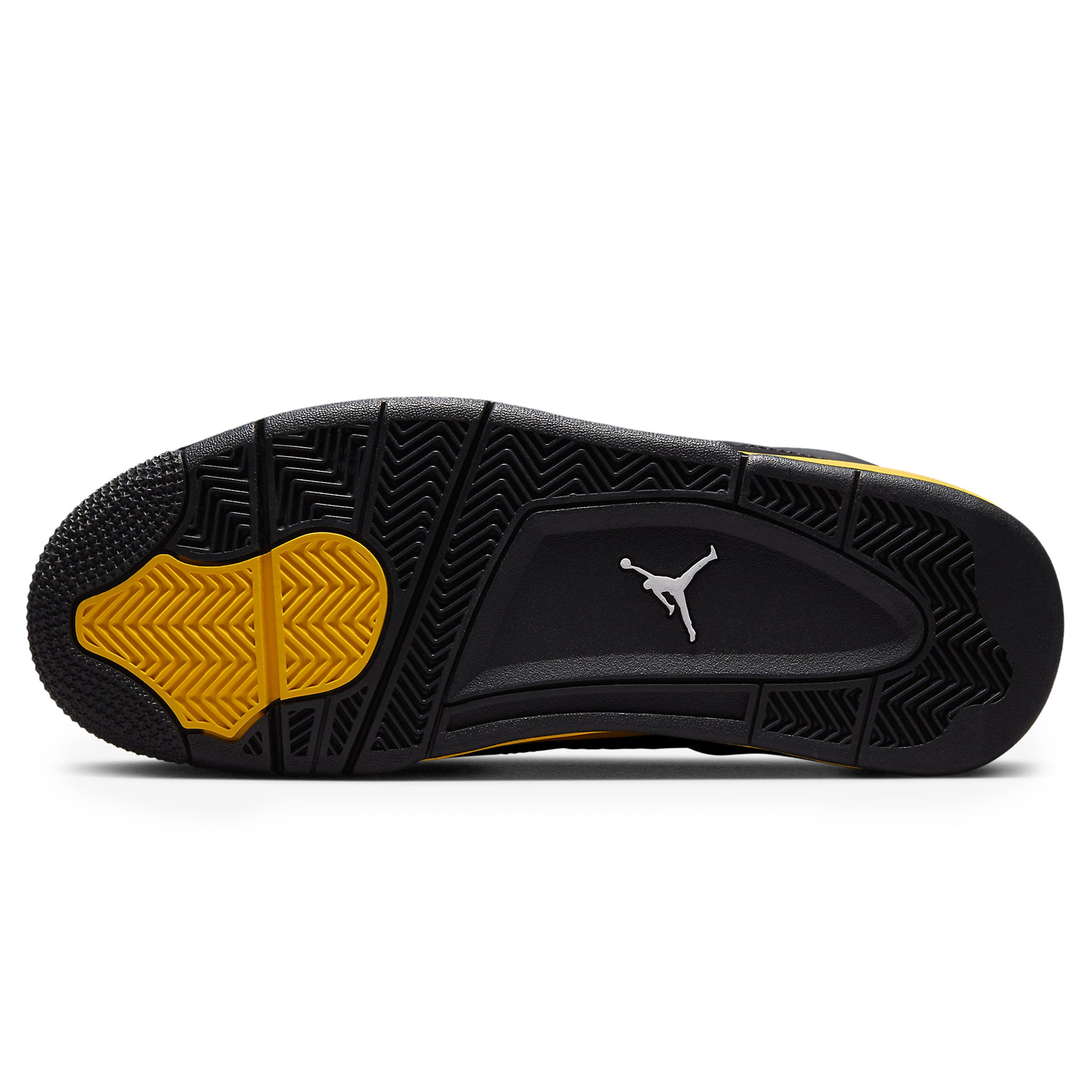 Sole view of Air Jordan 4 Retro Thunder (2023) DH6927-017