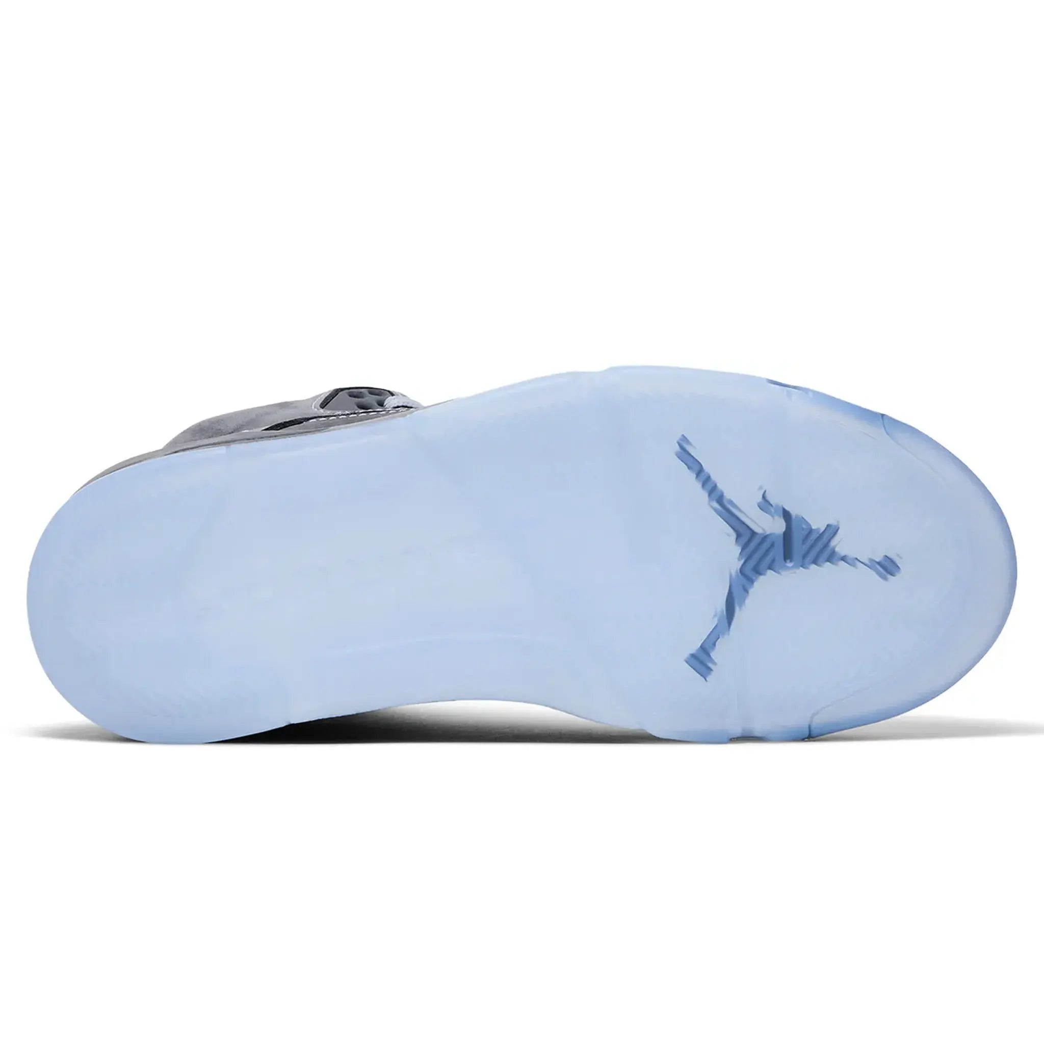Sole View of Air Jordan 5 Retro Wolf Grey (2026) DD0587-002