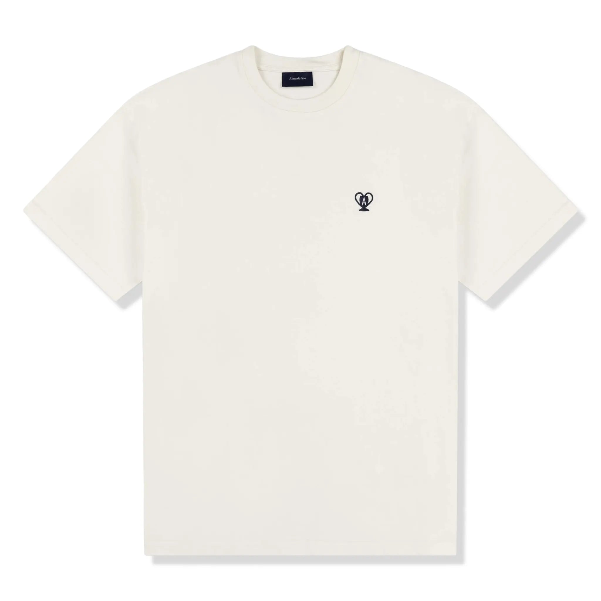 Front View of Alma De Ace Trophy Cream T-Shirt