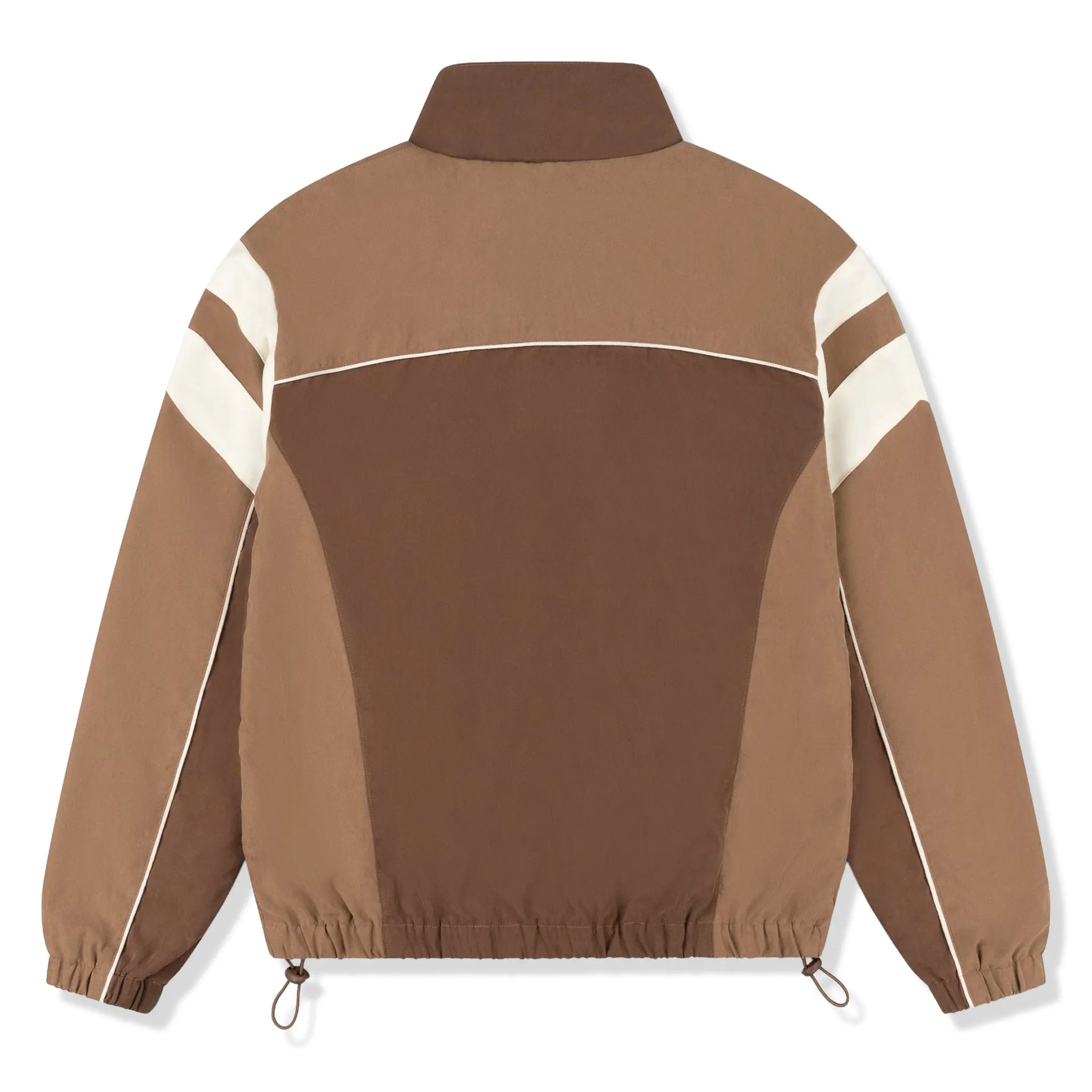 Back View of Alma De Ace Vestra Track Beige Jacket